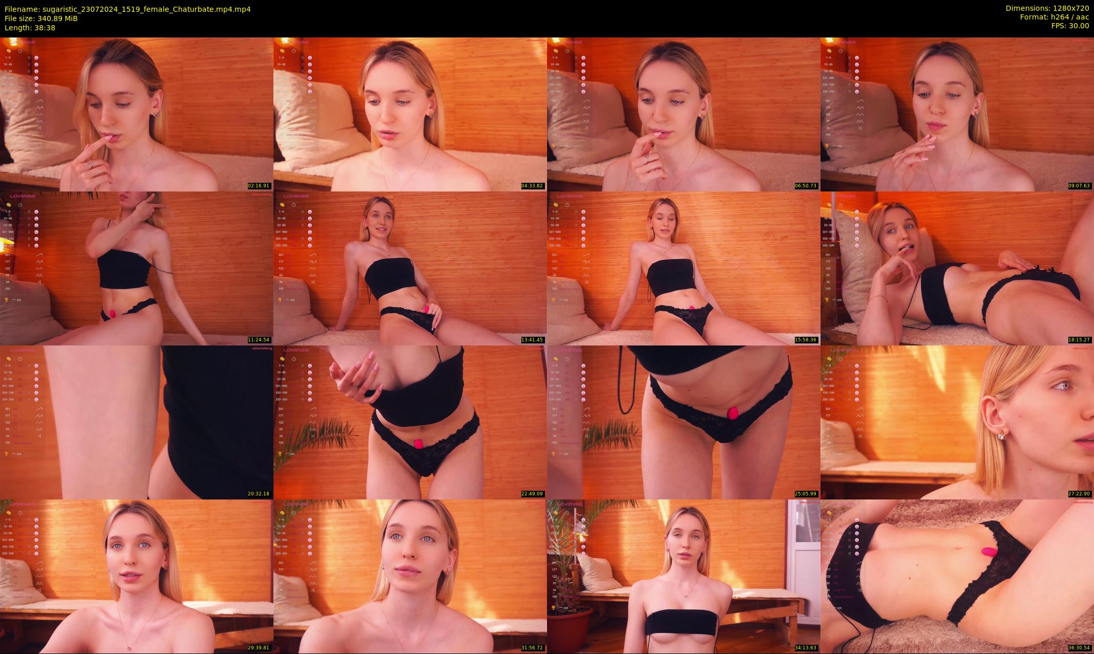 sugaristic — 39 minute Chaturbate female cam show recording, 720p, Jul 23, 2024