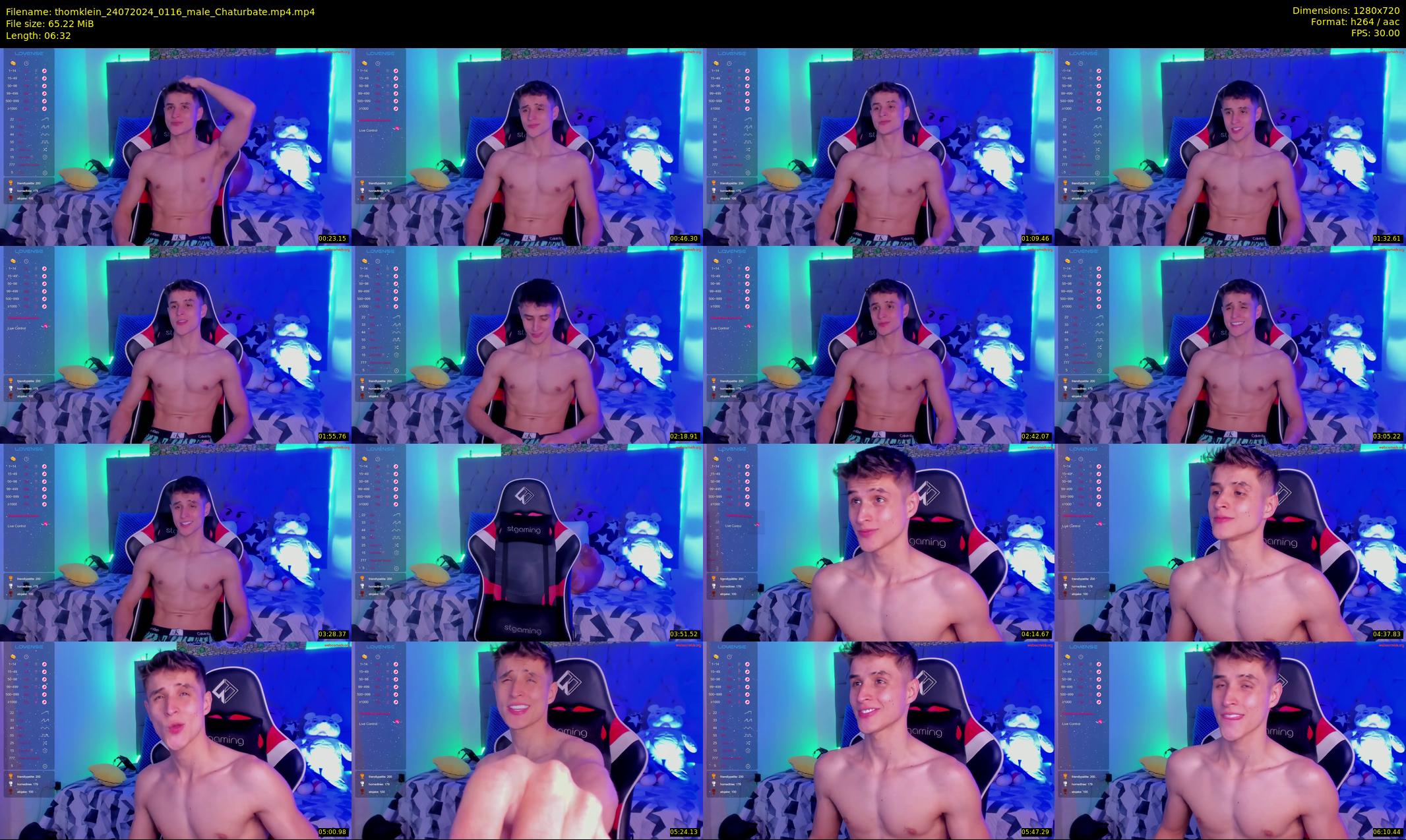 thomklein — 7 minute Chaturbate male cam show recording, 720p, Jul 24, 2024