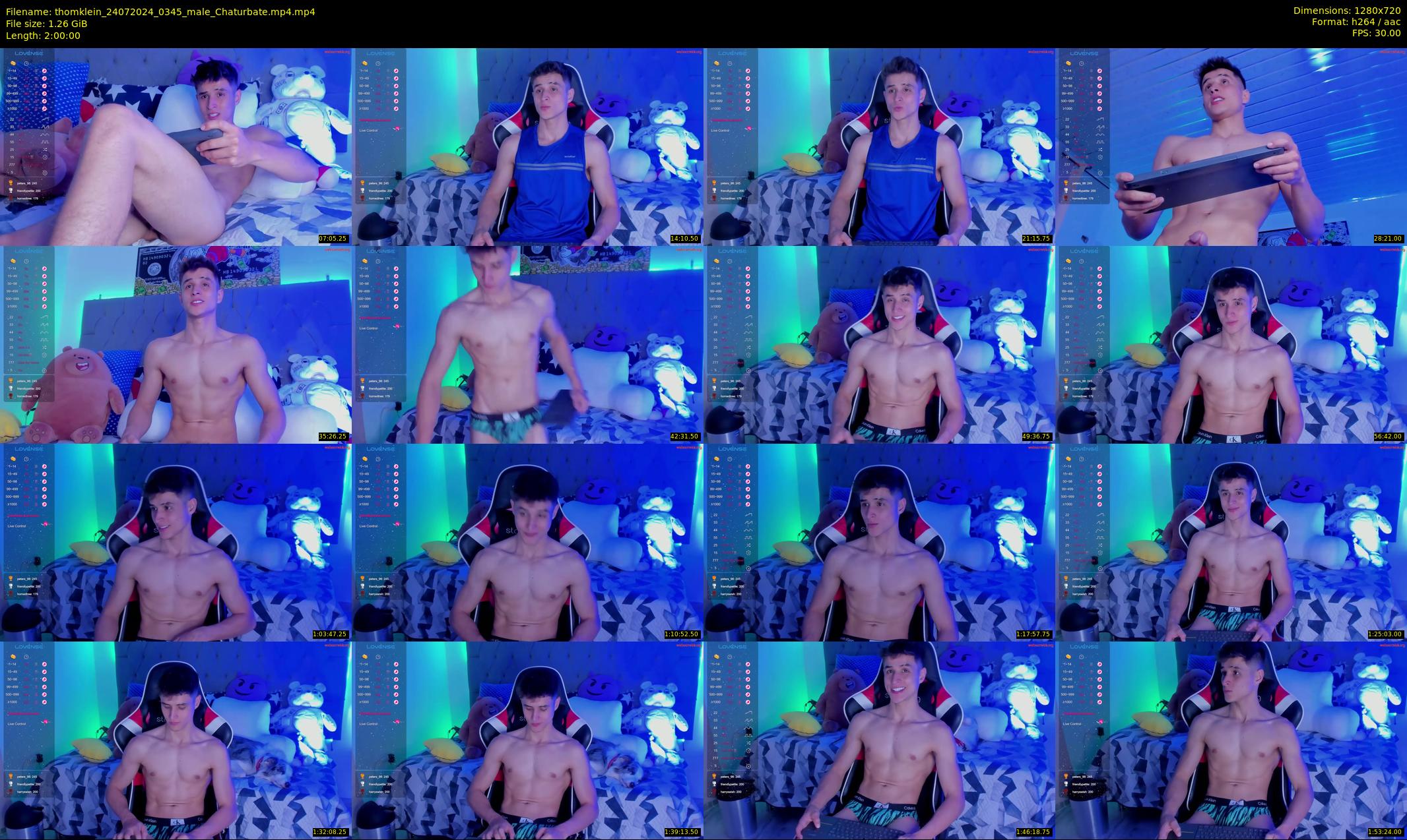 thomklein — 120 minute Chaturbate male cam show recording, 720p, Jul 24, 2024