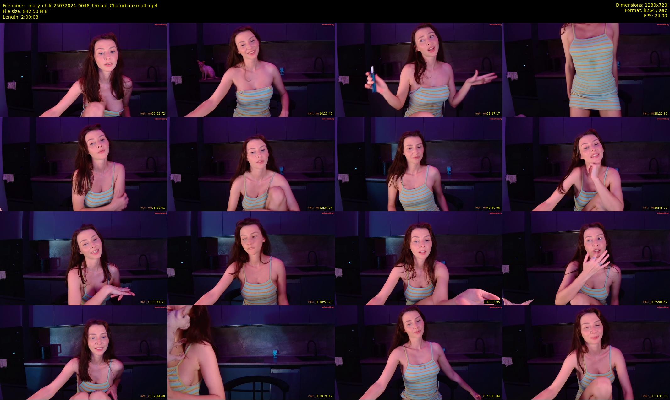 _mary_chili — 121 minute Chaturbate female cam show recording, 720p, Jul 25, 2024