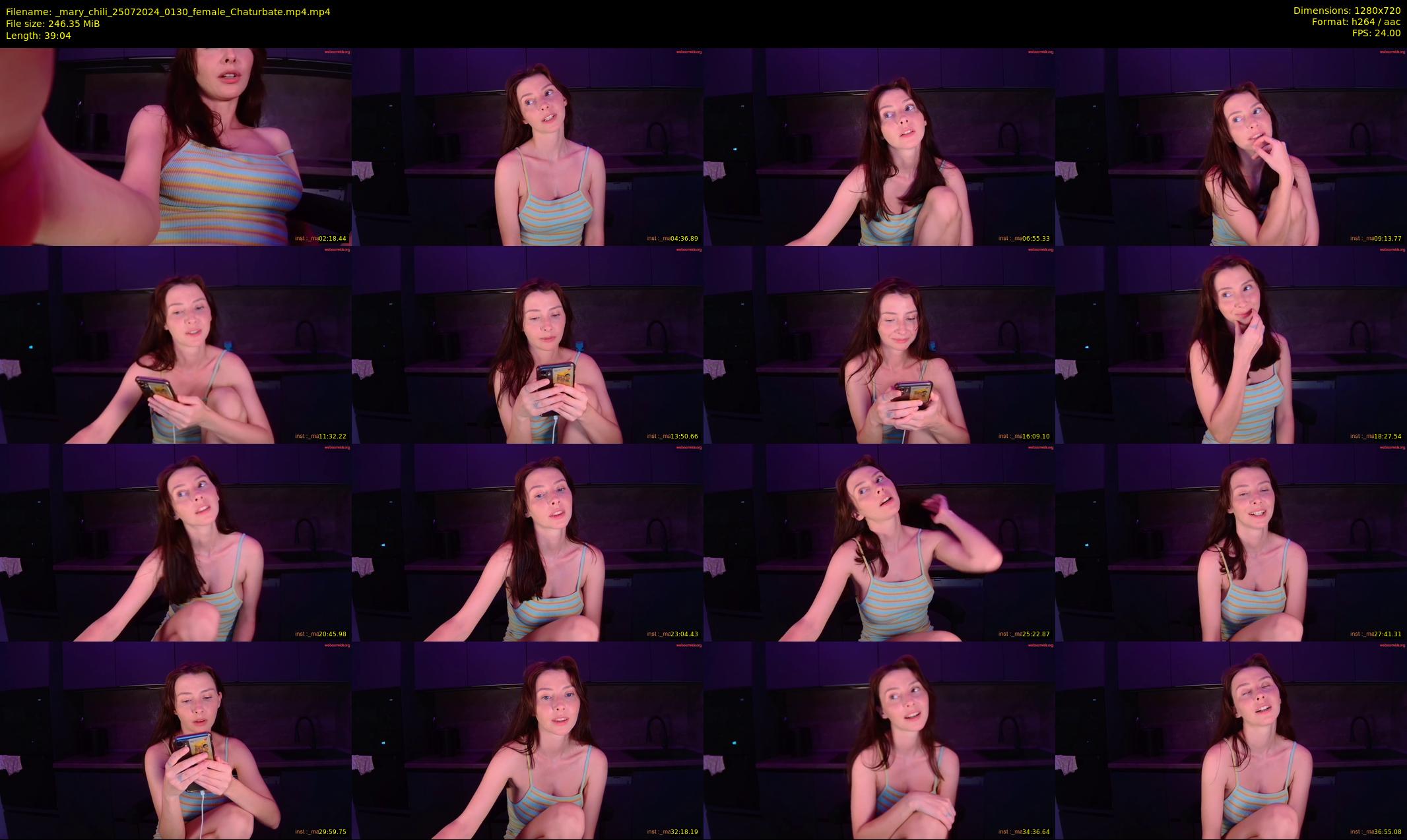 _mary_chili — 40 minute Chaturbate female cam show recording, 720p, Jul 25, 2024