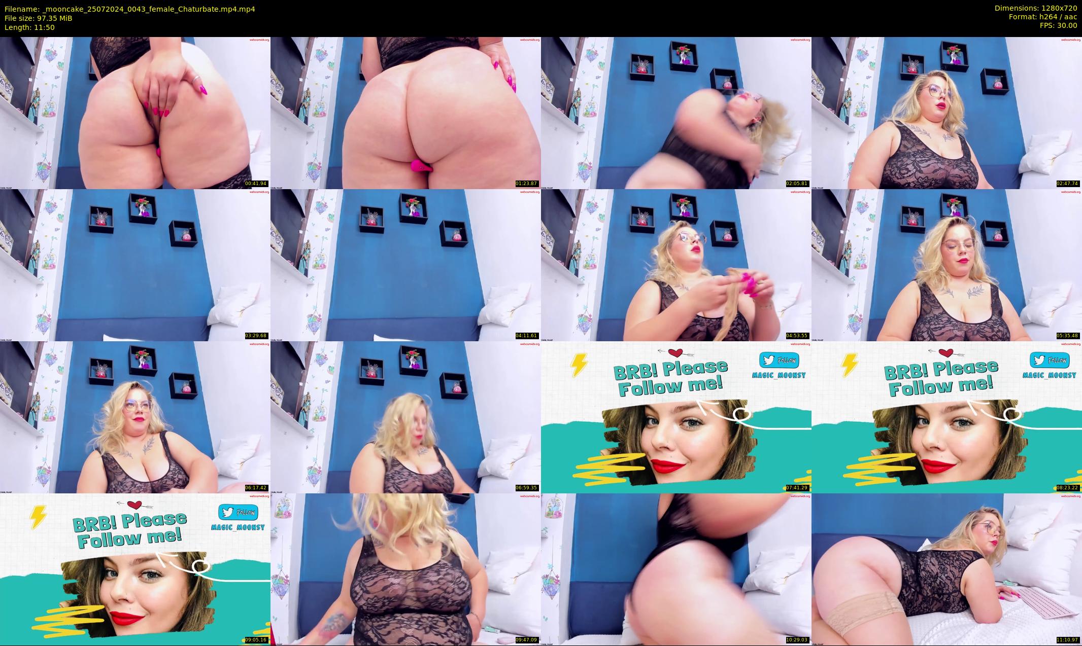 _mooncake — 12 minute Chaturbate female cam show recording, 720p, Jul 25, 2024