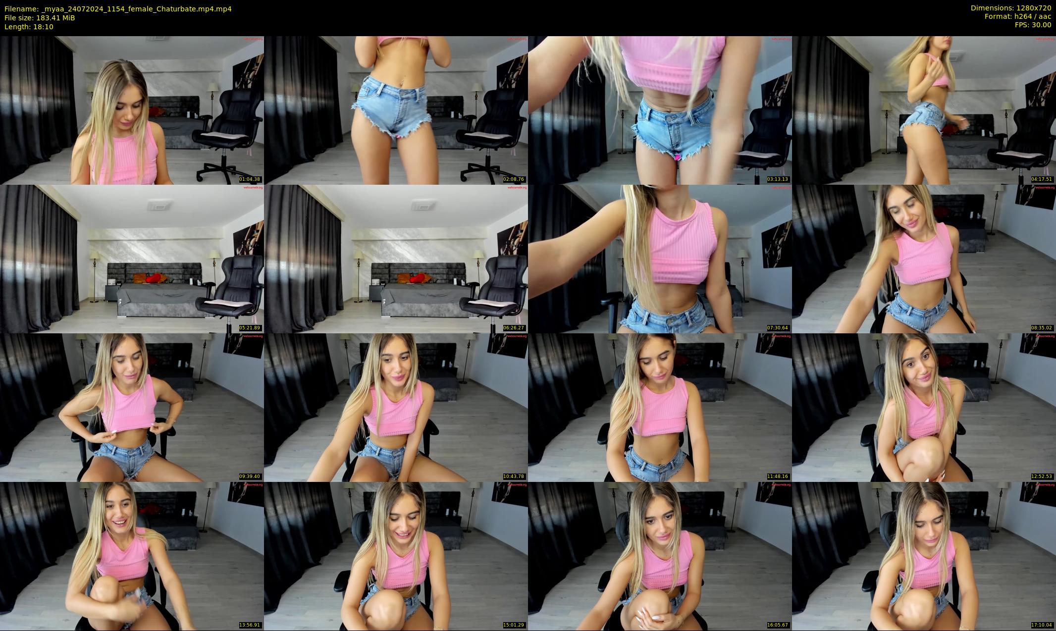 _myaa — 19 minute Chaturbate female cam show recording, 720p, Jul 24, 2024