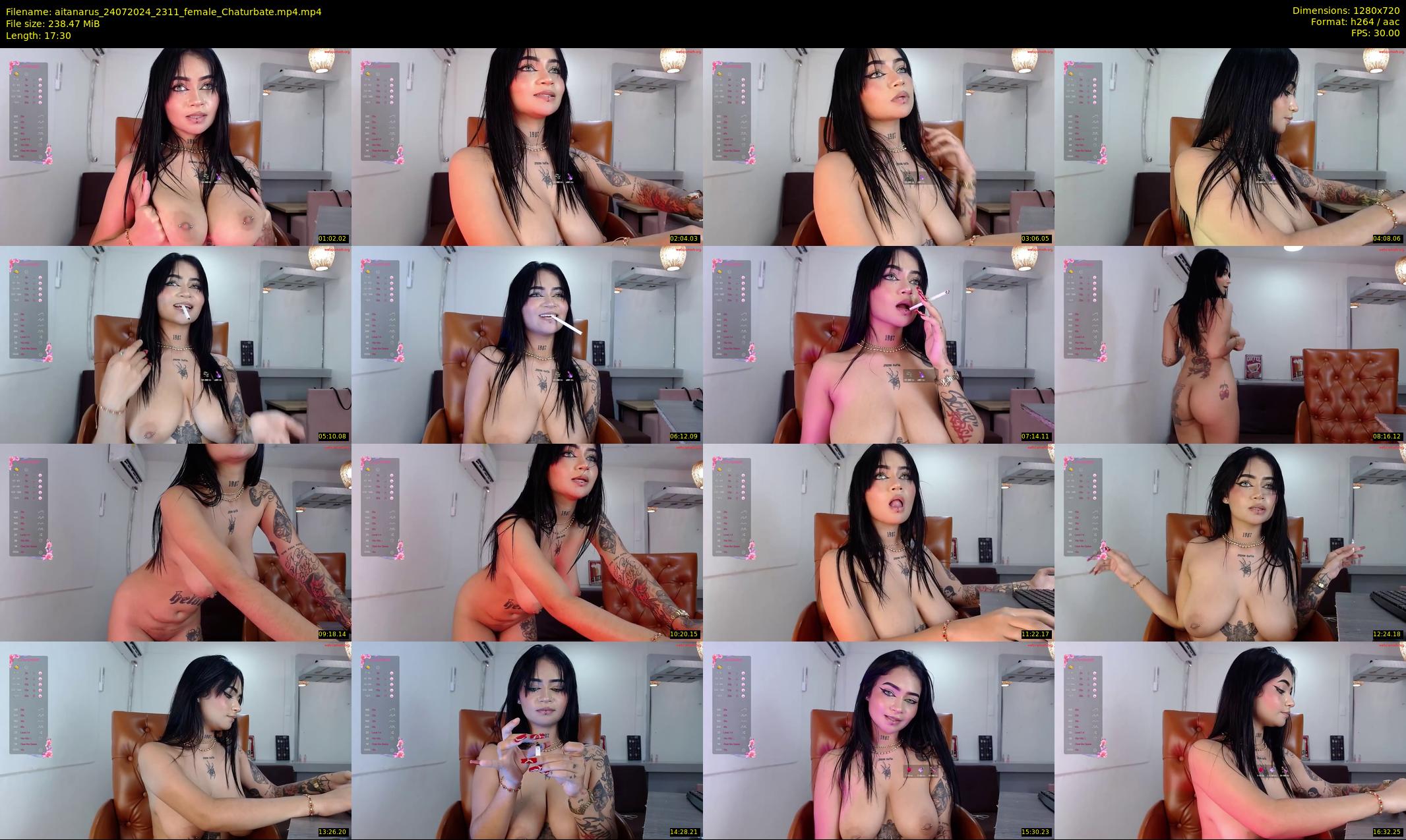 aitanarus — 18 minute Chaturbate female cam show recording, 720p, Jul 24, 2024