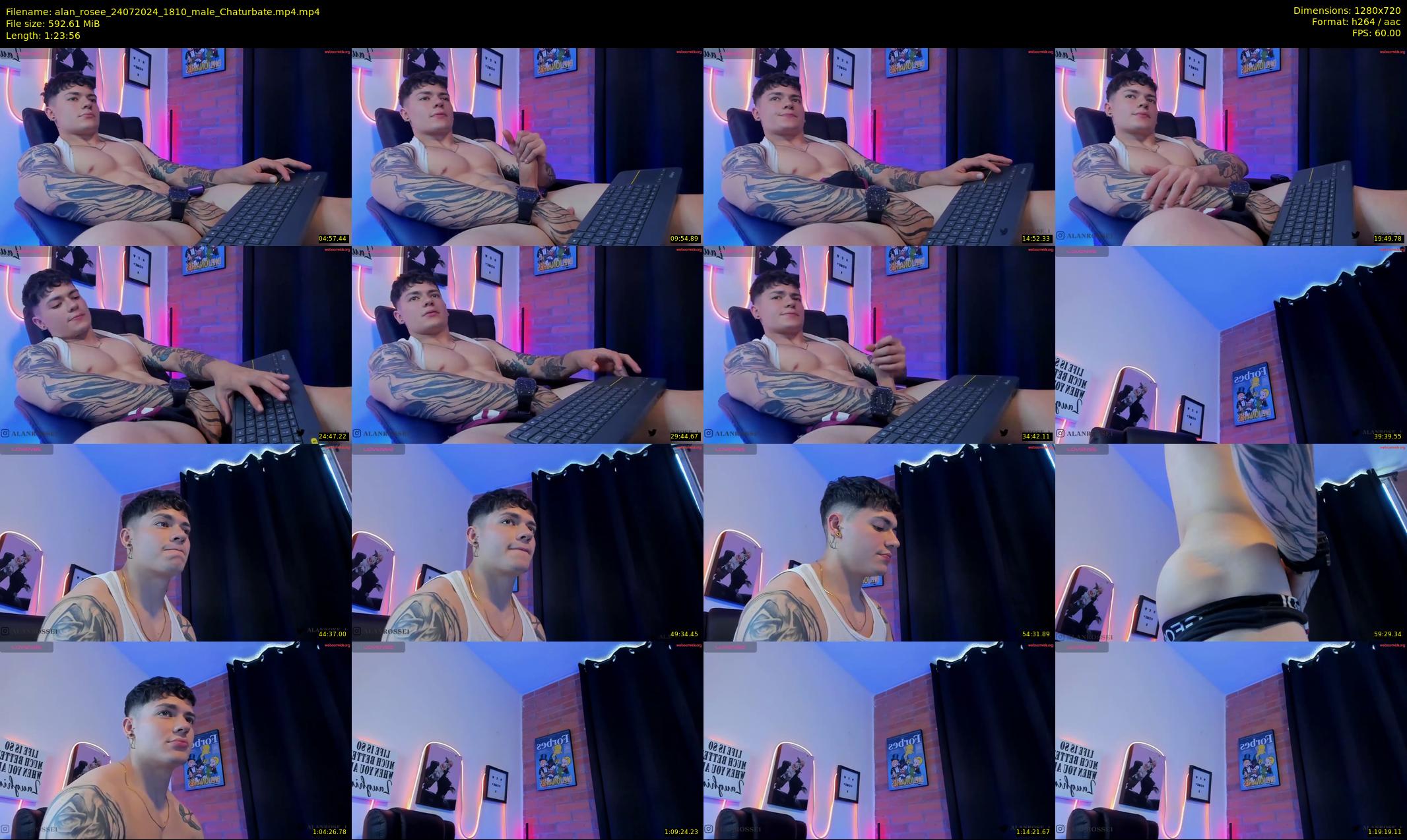 alan_rosee — 84 minute Chaturbate male cam show recording, 720p, Jul 24, 2024