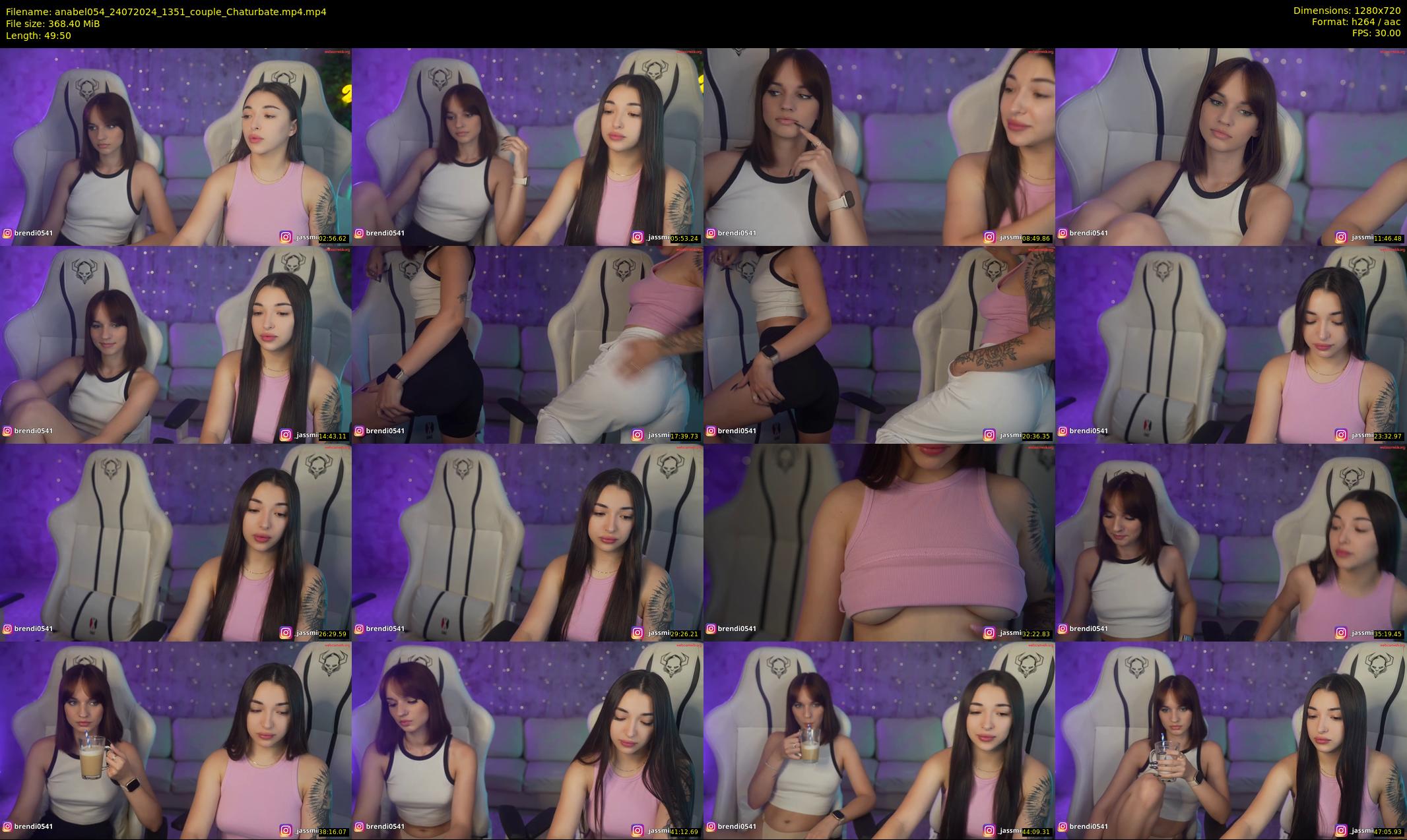 anabel054 — 50 minute Chaturbate female cam show recording, 720p, Jul 24, 2024