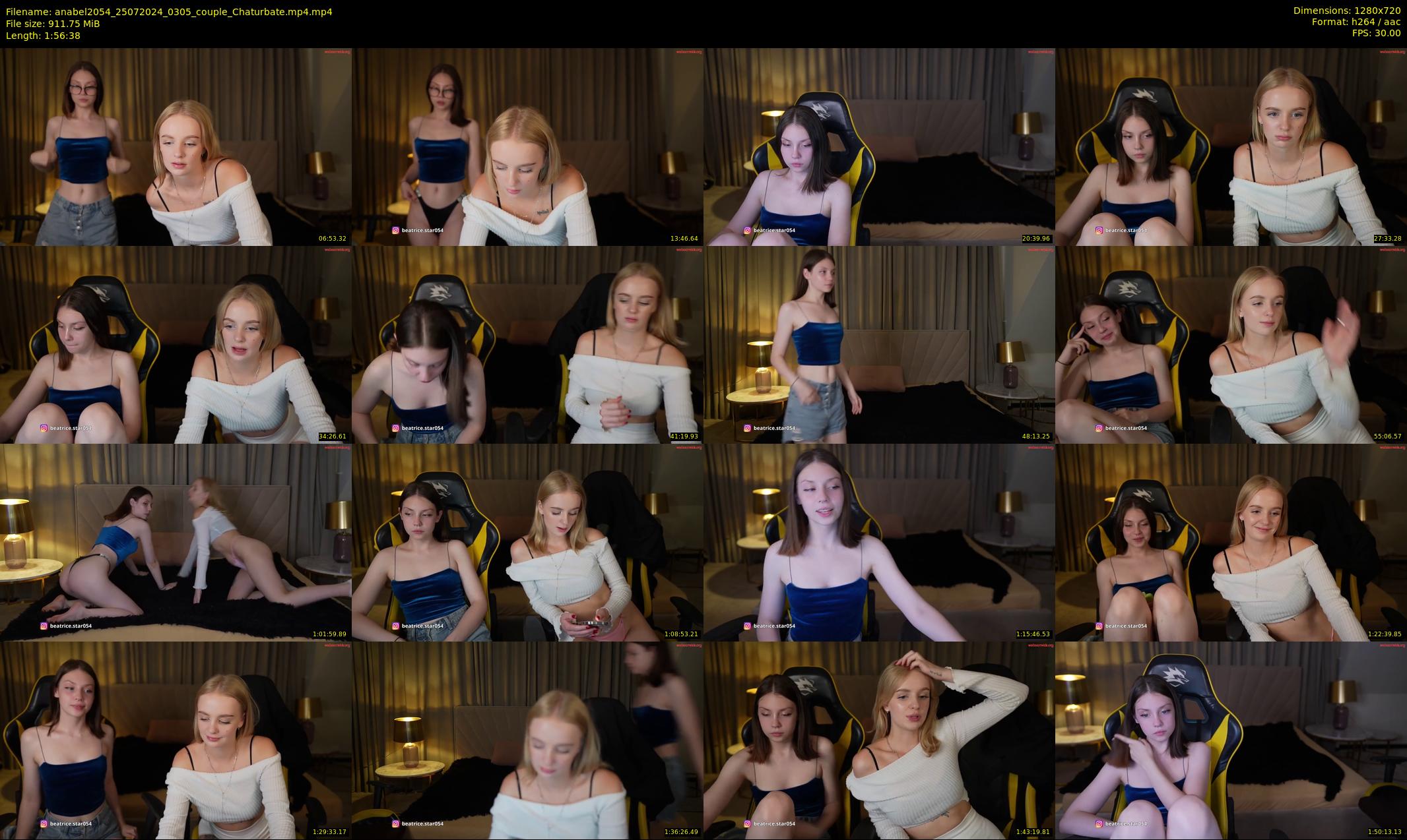 anabel2054 — 117 minute Chaturbate female cam show recording, 720p, Jul 25, 2024