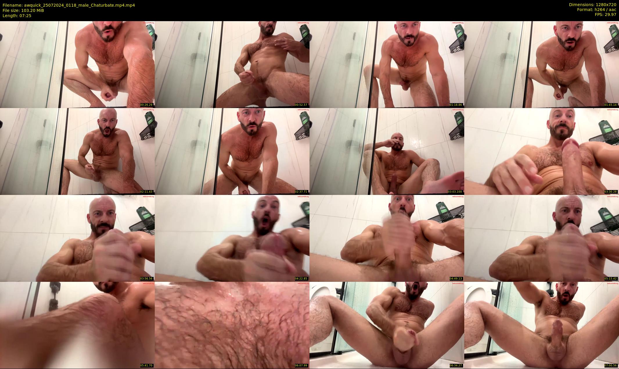 awquick — 8 minute Chaturbate male cam show recording, 720p, Jul 25, 2024