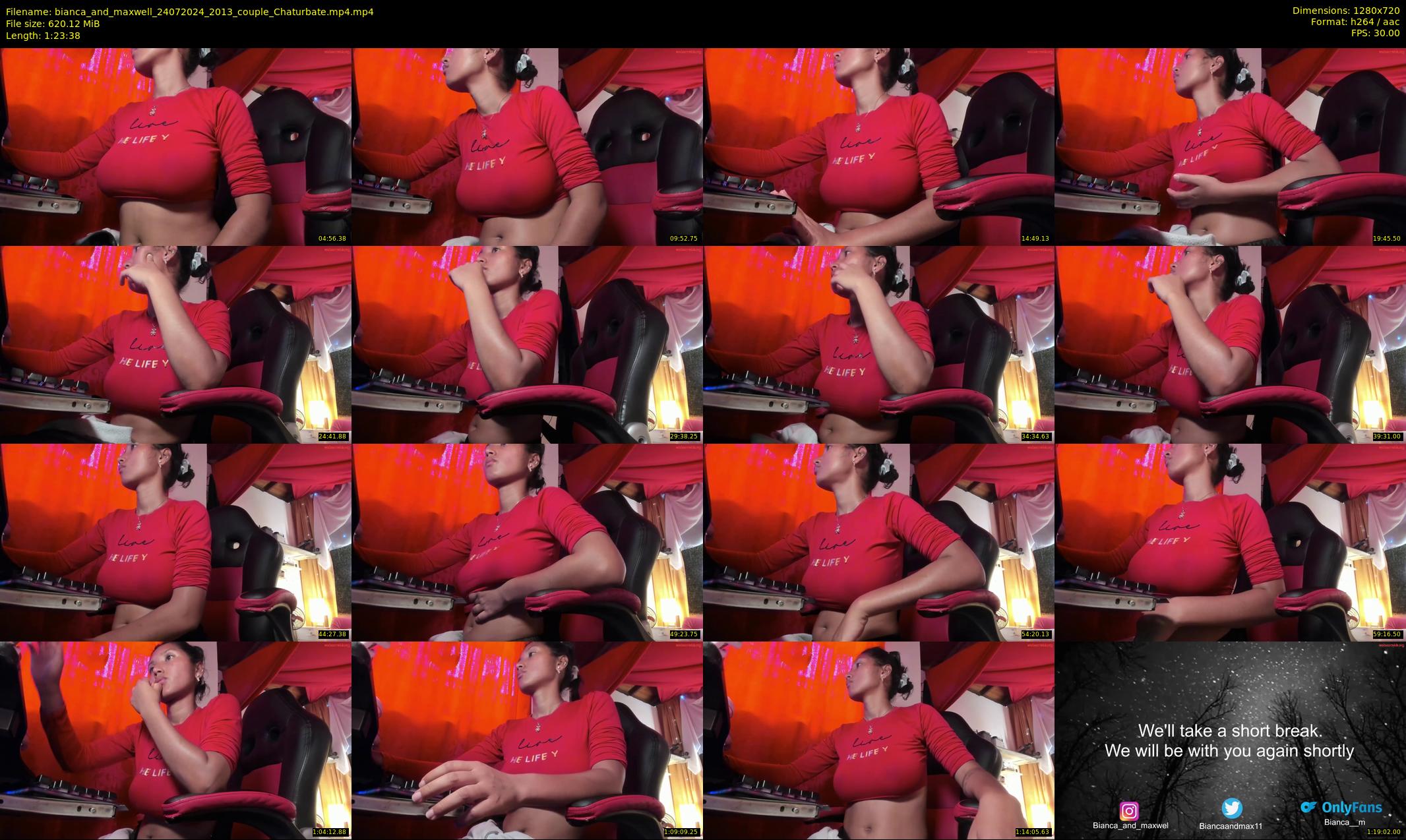 bianca_and_maxwell — 84 minute Chaturbate couple cam show recording, 720p, Jul 24, 2024