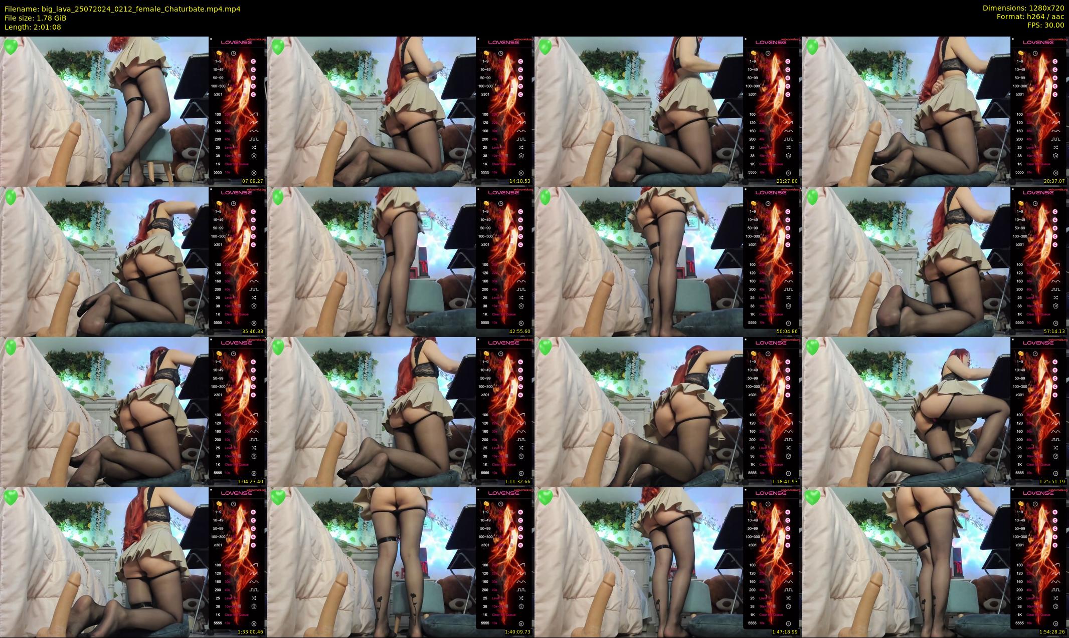big_lava — 122 minute Chaturbate female cam show recording, 720p, Jul 25, 2024