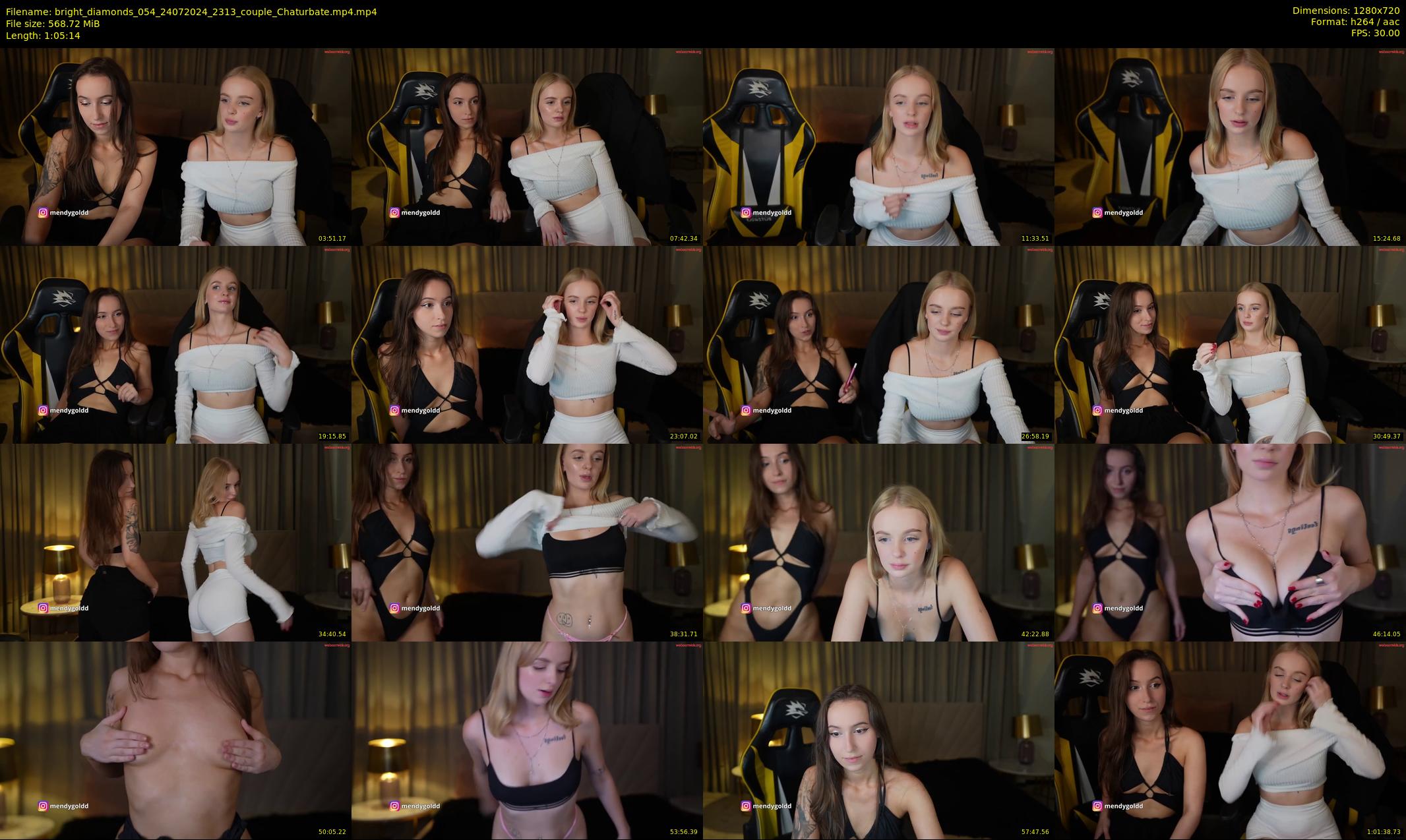 bright_diamonds_054 — 66 minute Chaturbate couple cam show recording, 720p, Jul 24, 2024