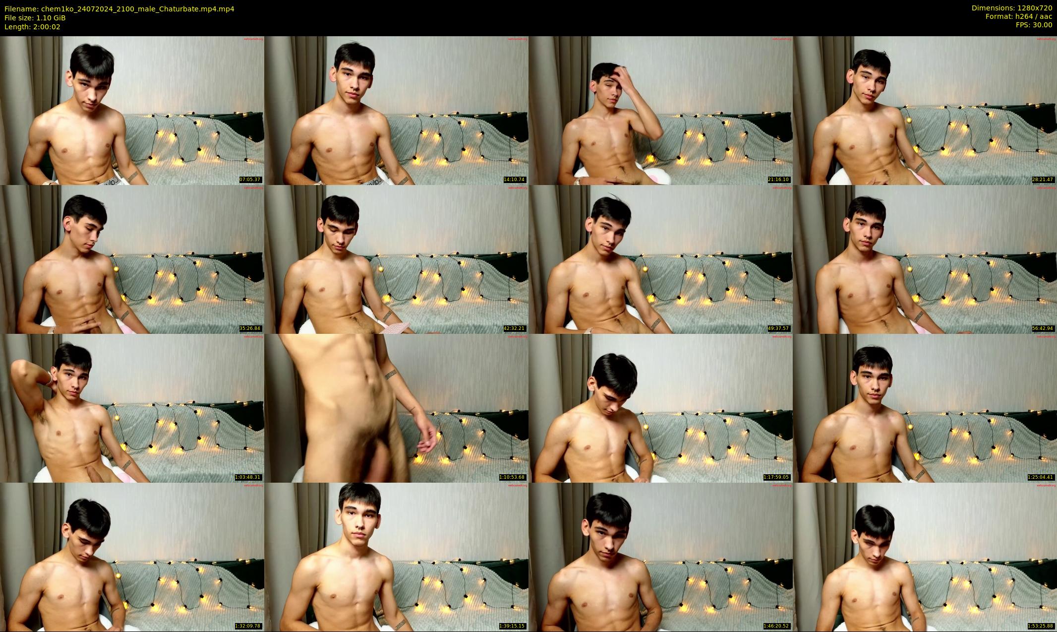 chem1ko — 121 minute Chaturbate male cam show recording, 720p, Jul 24, 2024