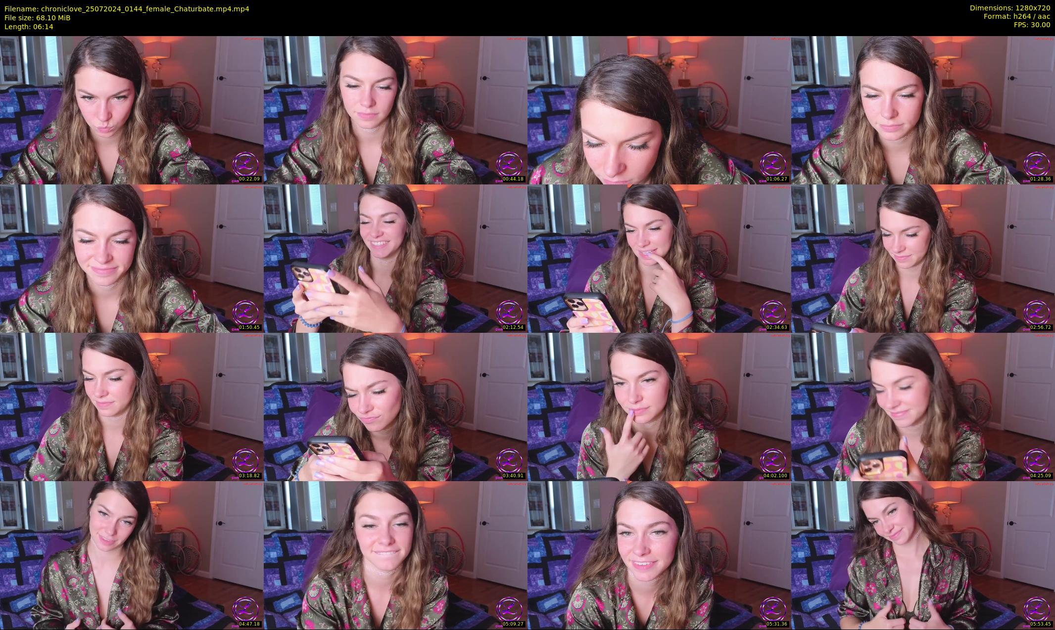 chroniclove — 7 minute Chaturbate female cam show recording, 720p, Jul 25, 2024