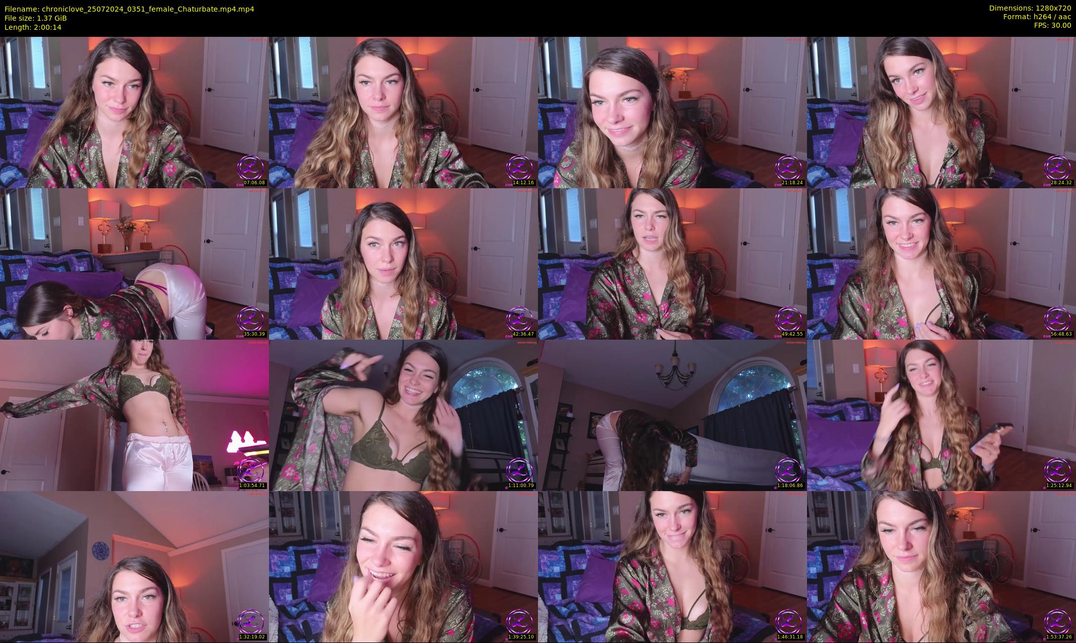 chroniclove — 121 minute Chaturbate female cam show recording, 720p, Jul 25, 2024