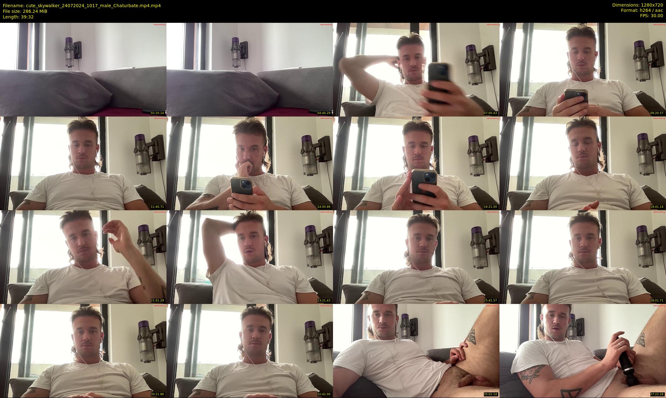 cute_skywalker — 40 minute Chaturbate male cam show recording, 720p, Jul 24, 2024