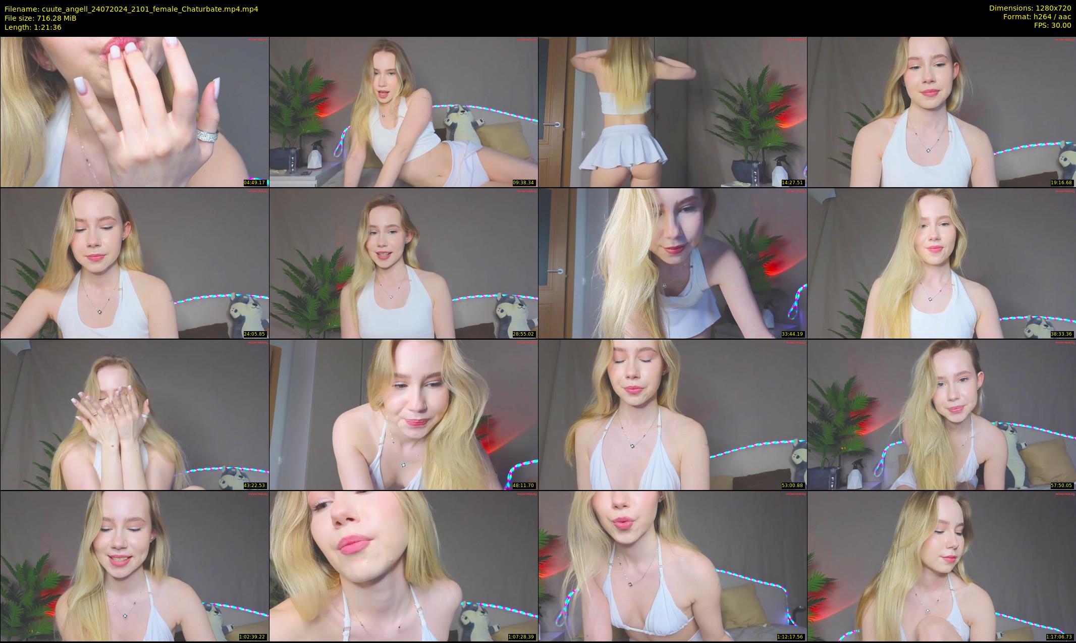 cuute_angell — 82 minute Chaturbate female cam show recording, 720p, Jul 24, 2024