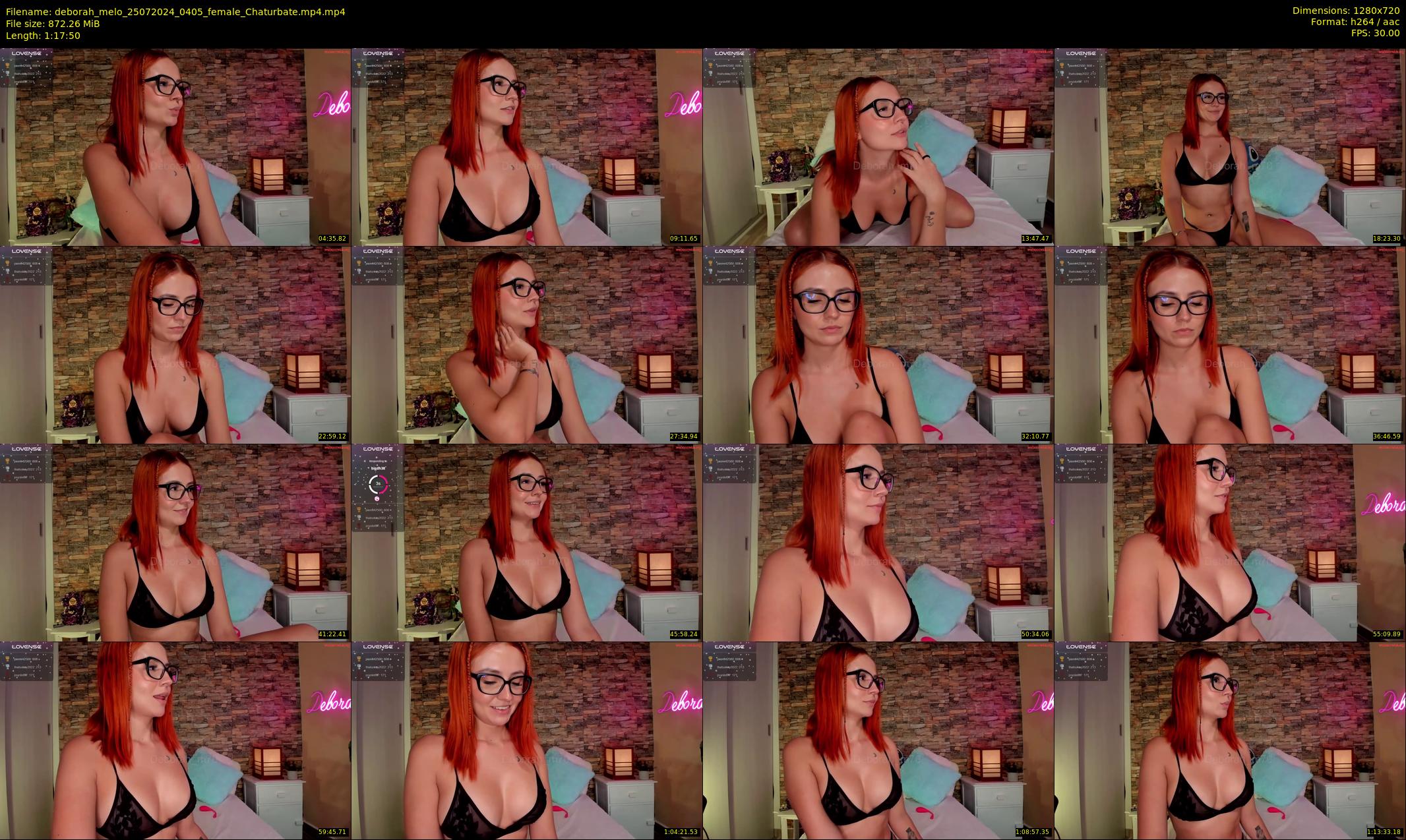deborah_melo — 78 minute Chaturbate female cam show recording, 720p, Jul 25, 2024