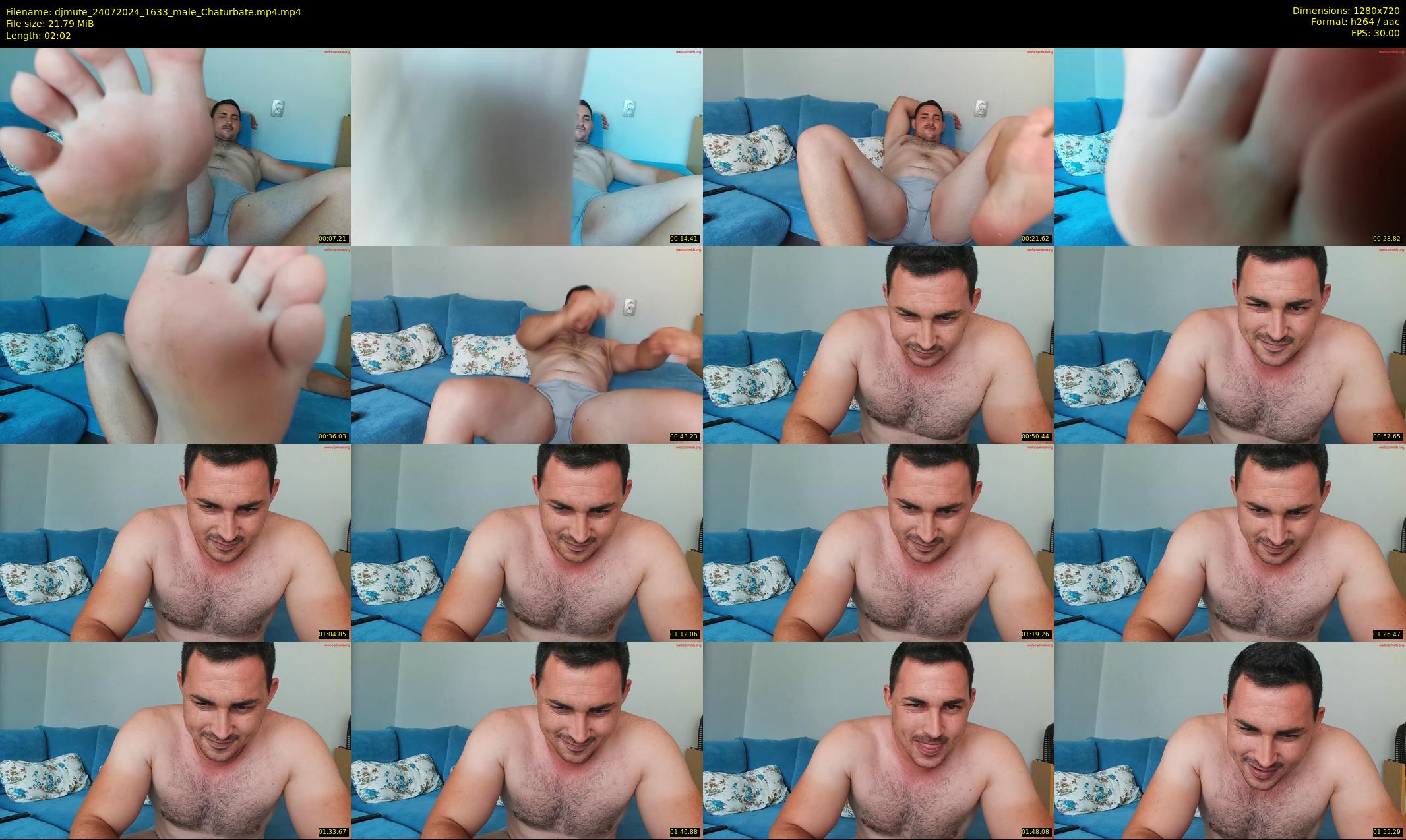 djmute — 3 minute Chaturbate male cam show recording, 720p, Jul 24, 2024