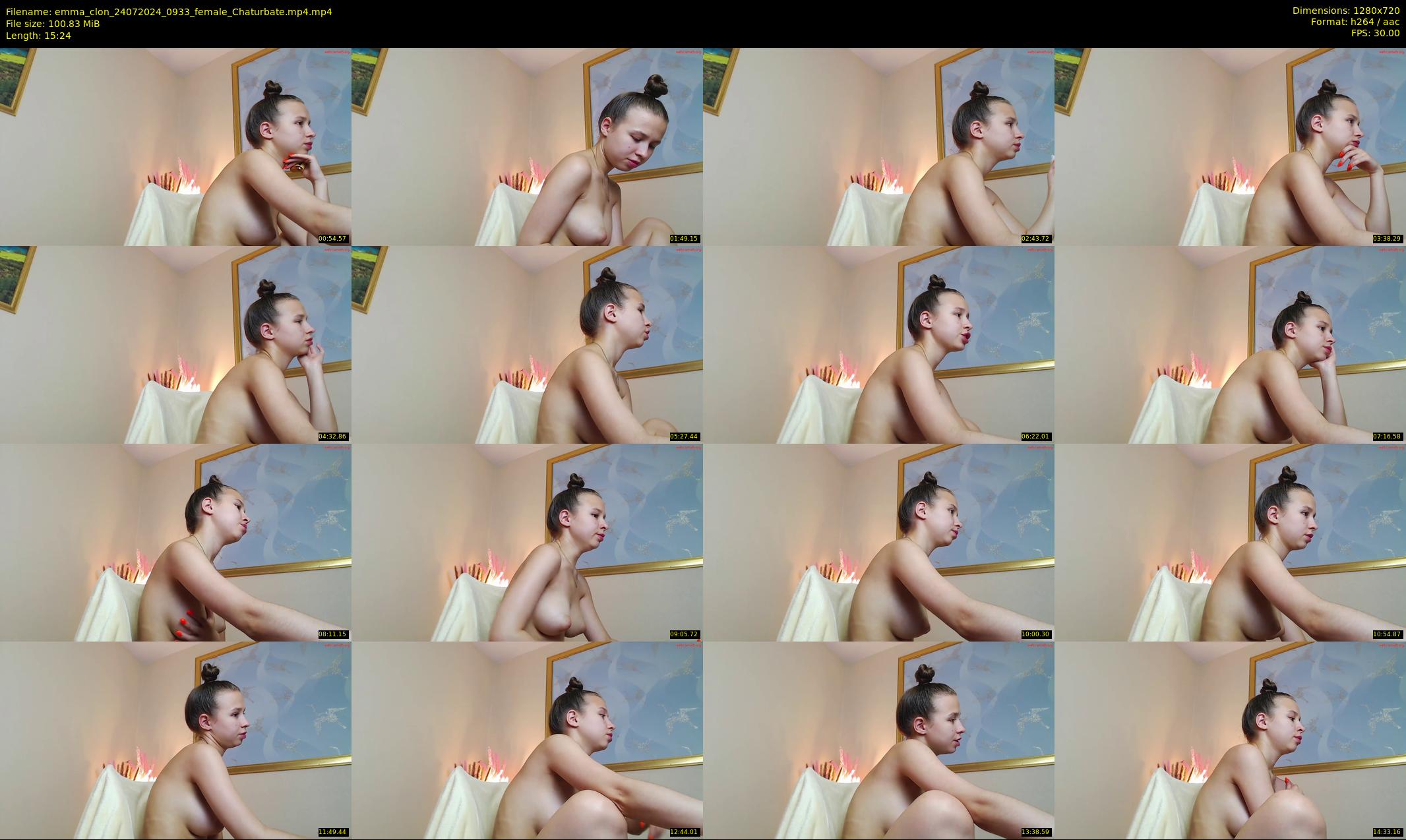 emma_clon — 16 minute Chaturbate female cam show recording, 720p, Jul 24, 2024