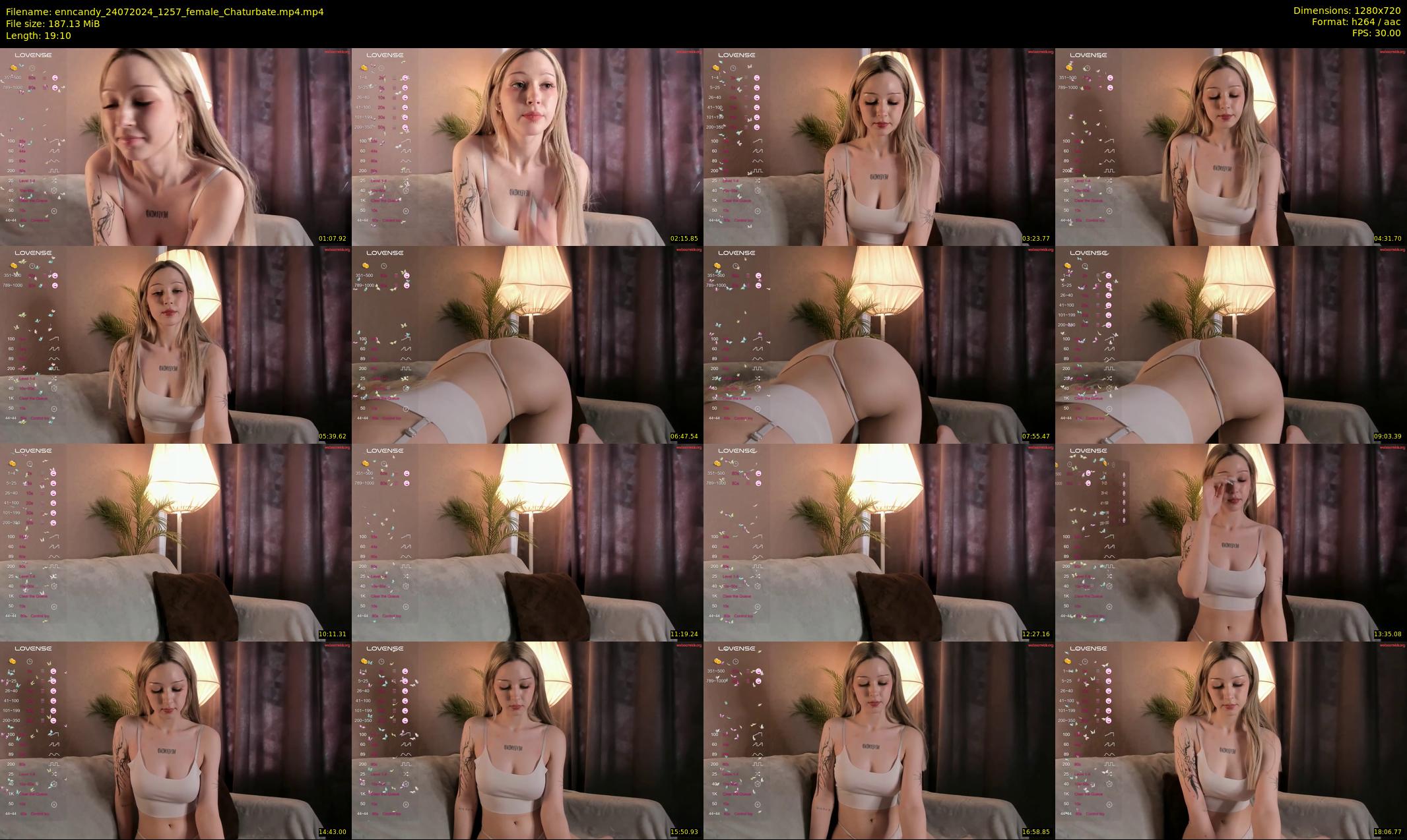 enncandy — 20 minute Chaturbate female cam show recording, 720p, Jul 24, 2024