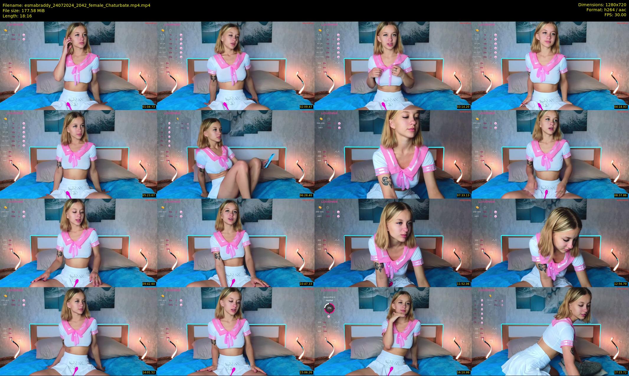 esmabraddy — 19 minute Chaturbate female cam show recording, 720p, Jul 24, 2024