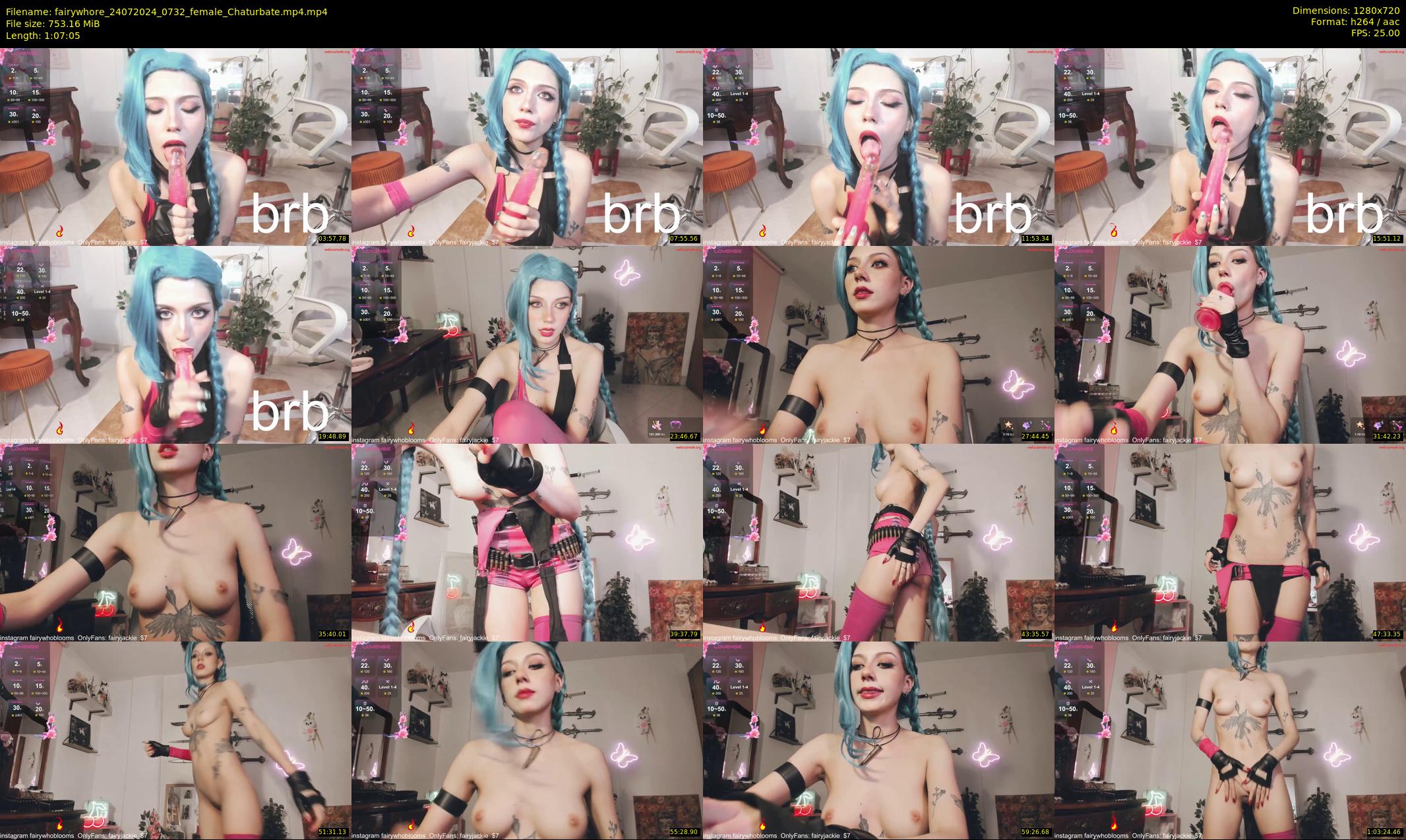 fairywhore — 68 minute Chaturbate female cam show recording, 720p, Jul 24, 2024
