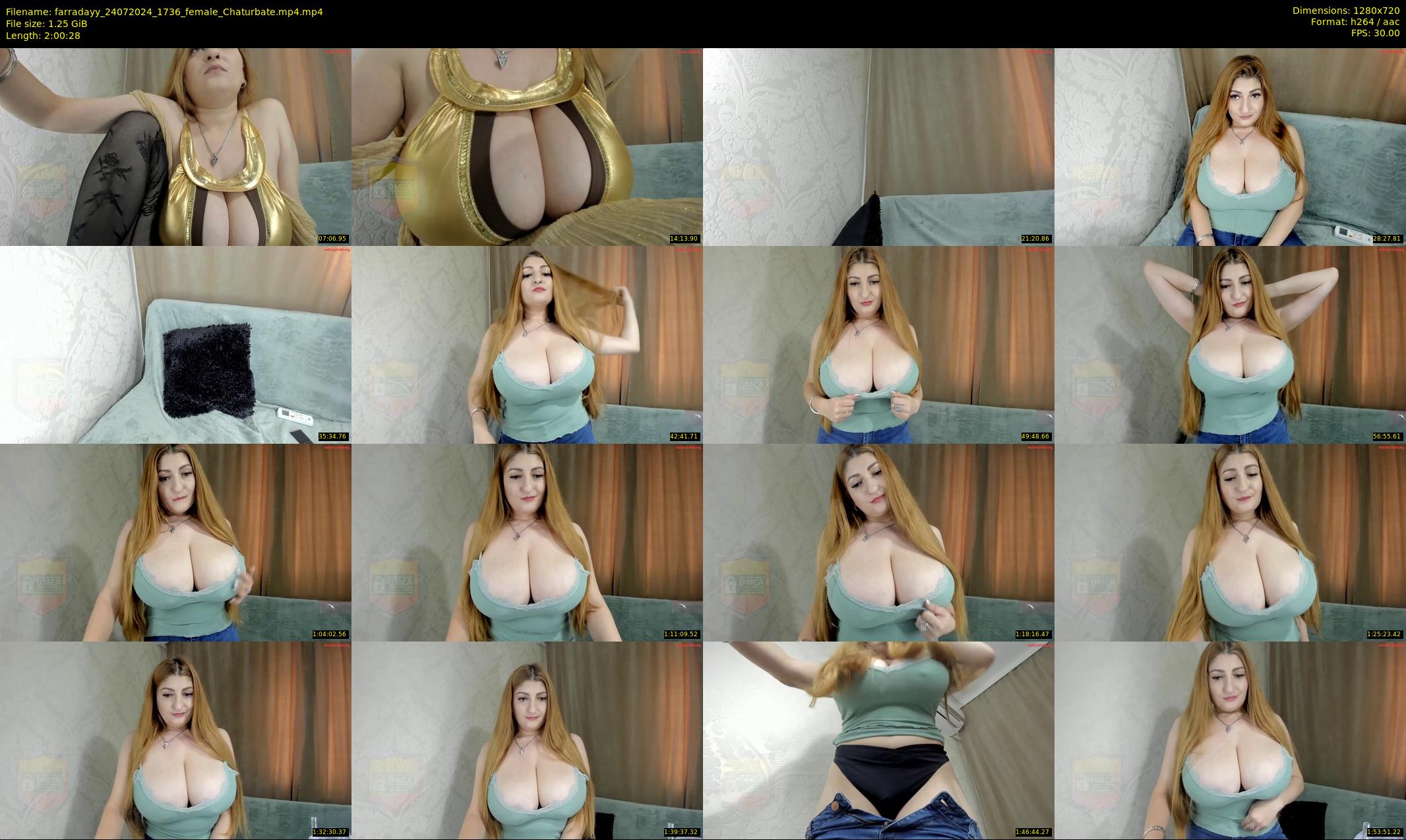 farradayy — 121 minute Chaturbate female cam show recording, 720p, Jul 24, 2024