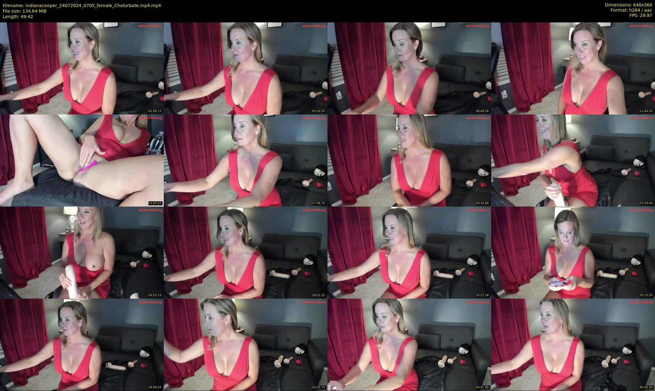 indianacooper — 50 minute Chaturbate female cam show recording, 360p, Jul 24, 2024