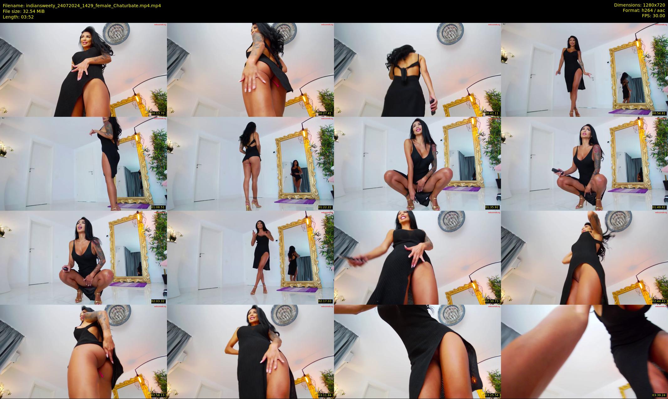 indiansweety — 4 minute Chaturbate female cam show recording, 720p, Jul 24, 2024