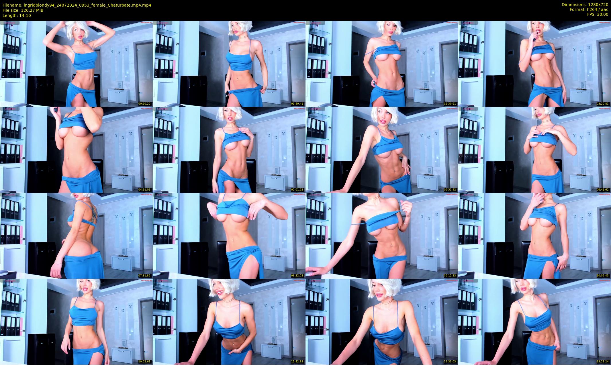 ingridblondy94 — 15 minute Chaturbate female cam show recording, 720p, Jul 24, 2024