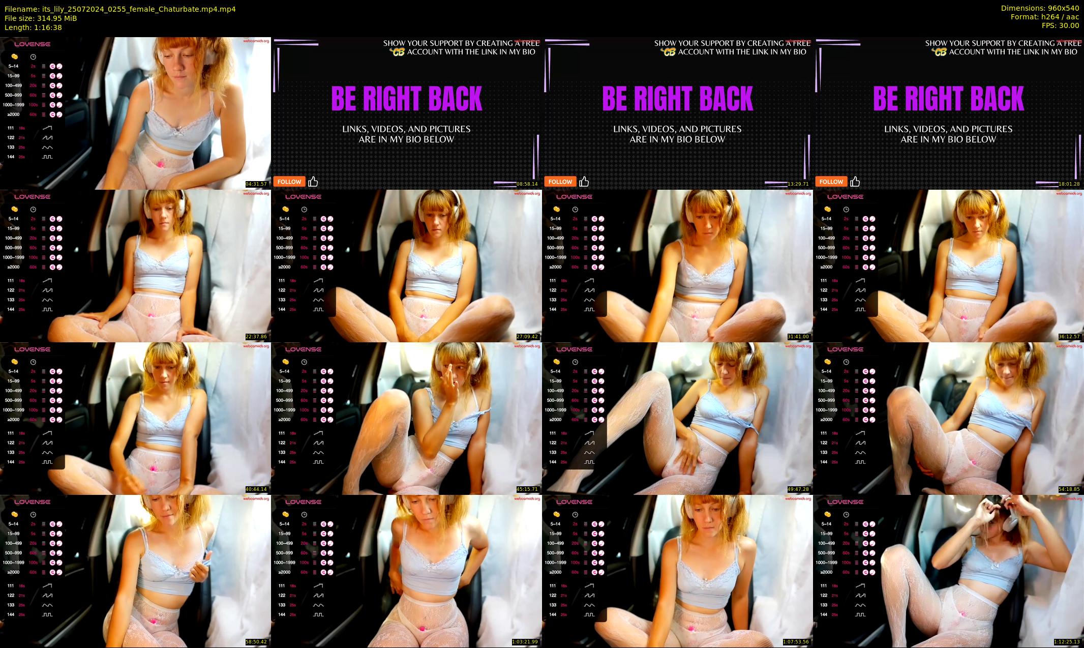 its_lily — 77 minute Chaturbate female cam show recording, 480p, Jul 25, 2024