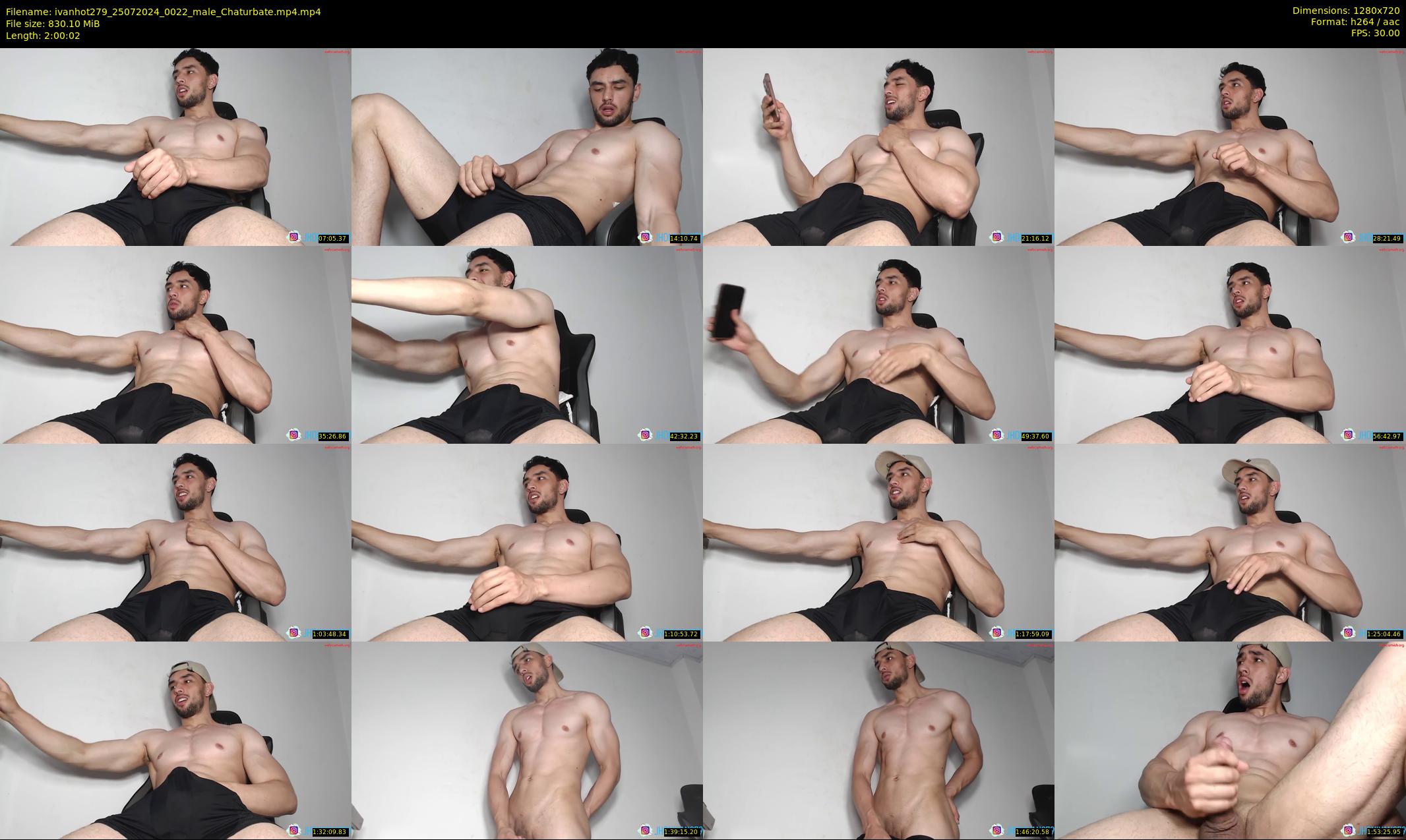 ivanhot279 — 121 minute Chaturbate male cam show recording, 720p, Jul 25, 2024
