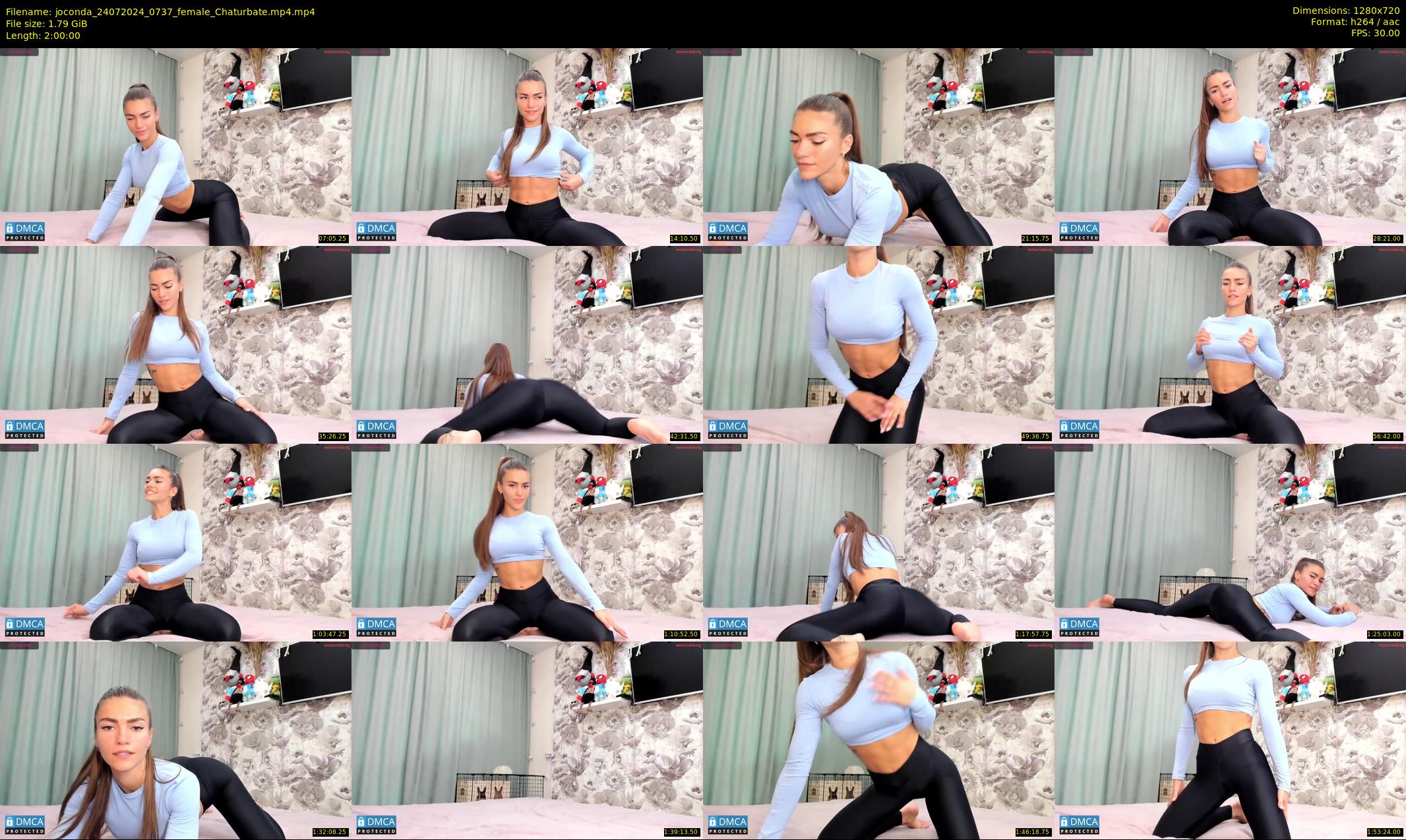 joconda — 120 minute Chaturbate female cam show recording, 720p, Jul 24, 2024