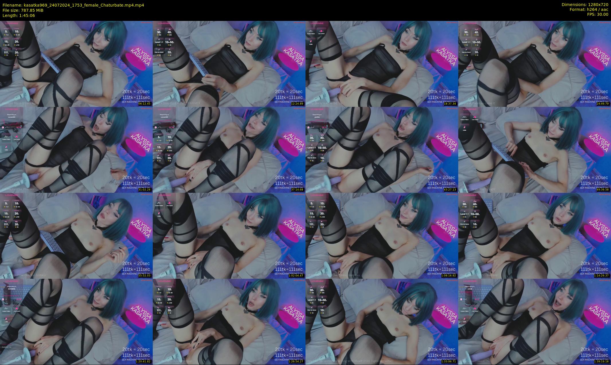 kasatka969 — 106 minute Chaturbate female cam show recording, 720p, Jul 24, 2024