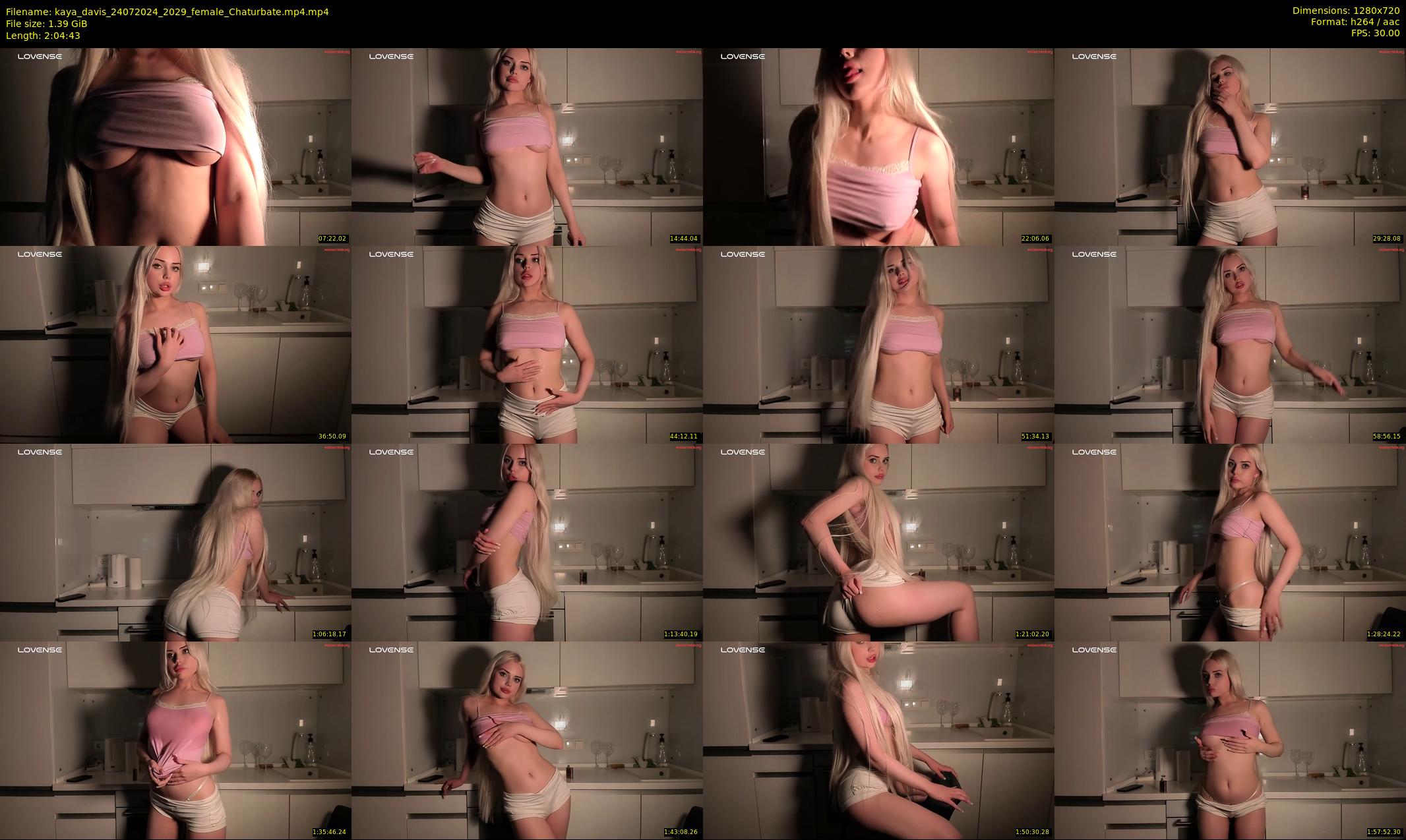 kaya_davis — 125 minute Chaturbate female cam show recording, 720p, Jul 24, 2024