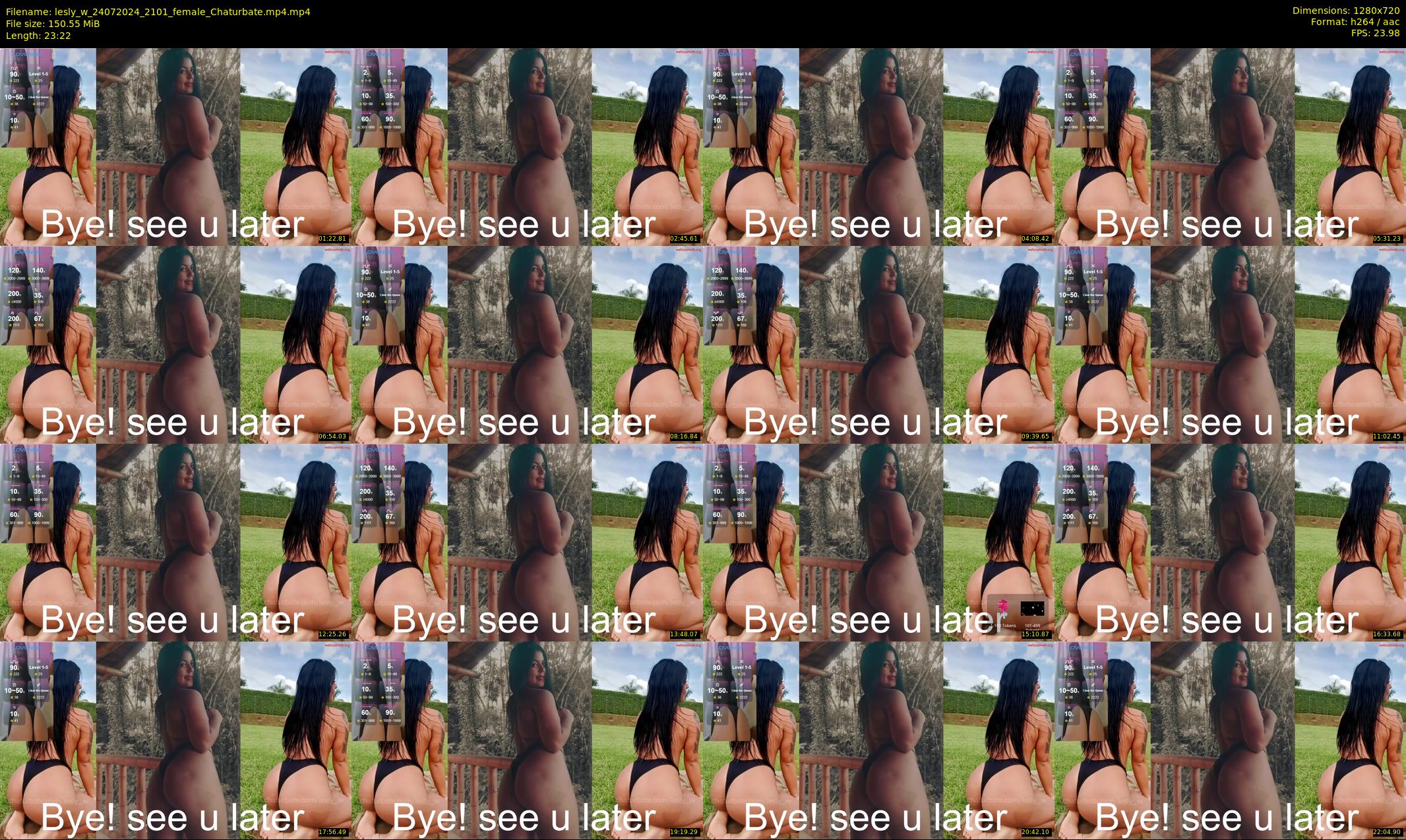 lesly_w — 24 minute Chaturbate female cam show recording, 720p, Jul 24, 2024