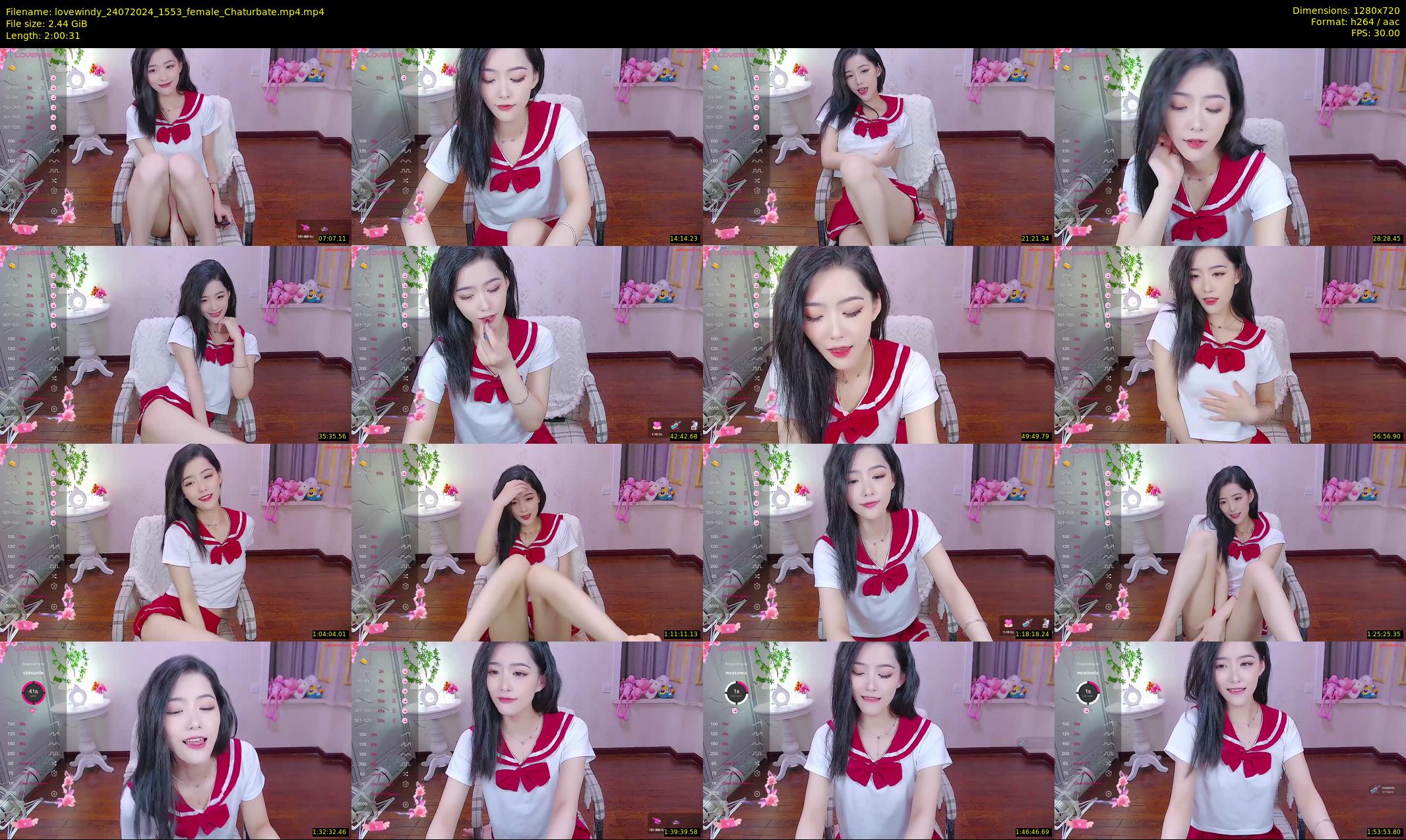 lovewindy — 121 minute Chaturbate female cam show recording, 720p, Jul 24, 2024