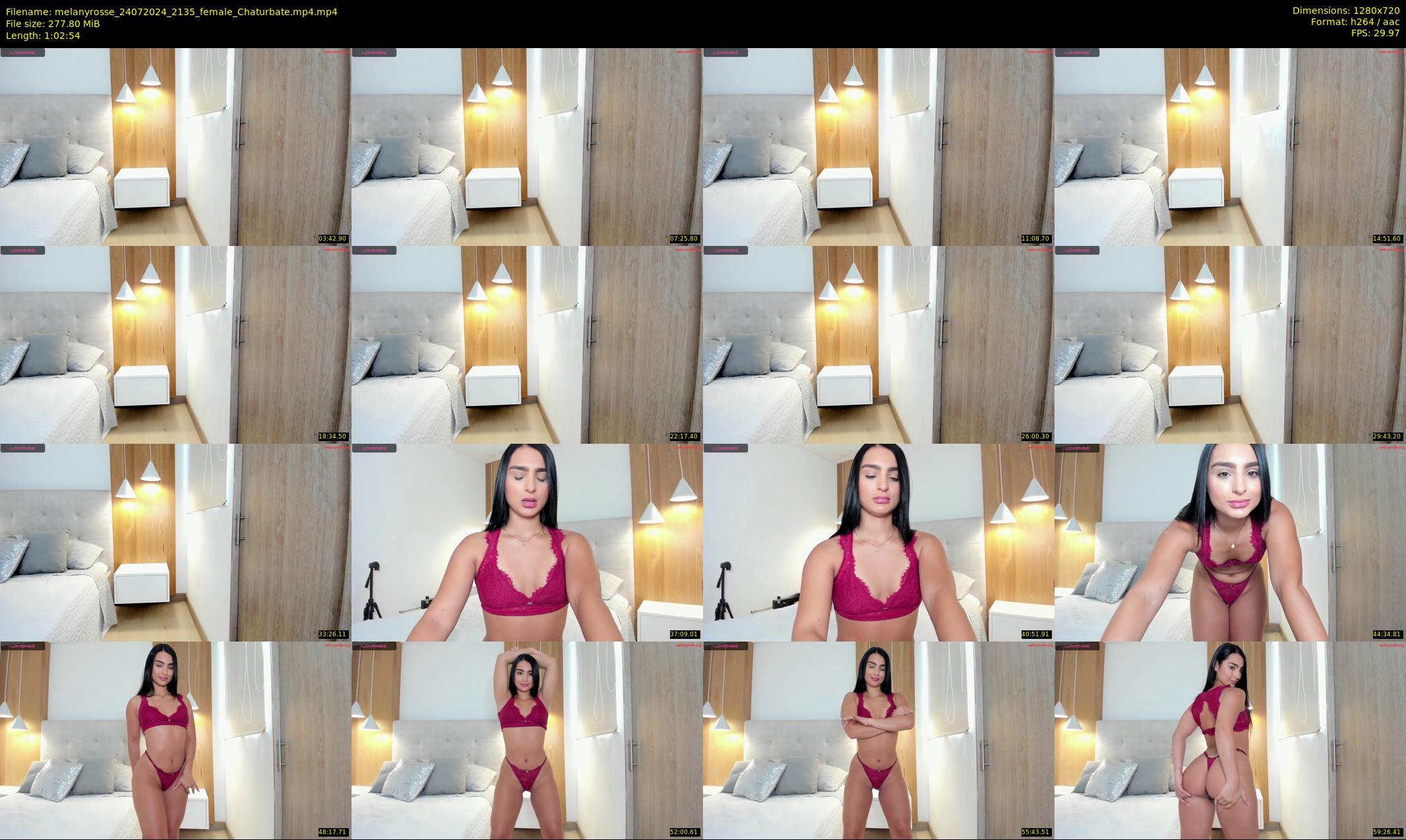 melanyrosse — 63 minute Chaturbate female cam show recording, 720p, Jul 24, 2024