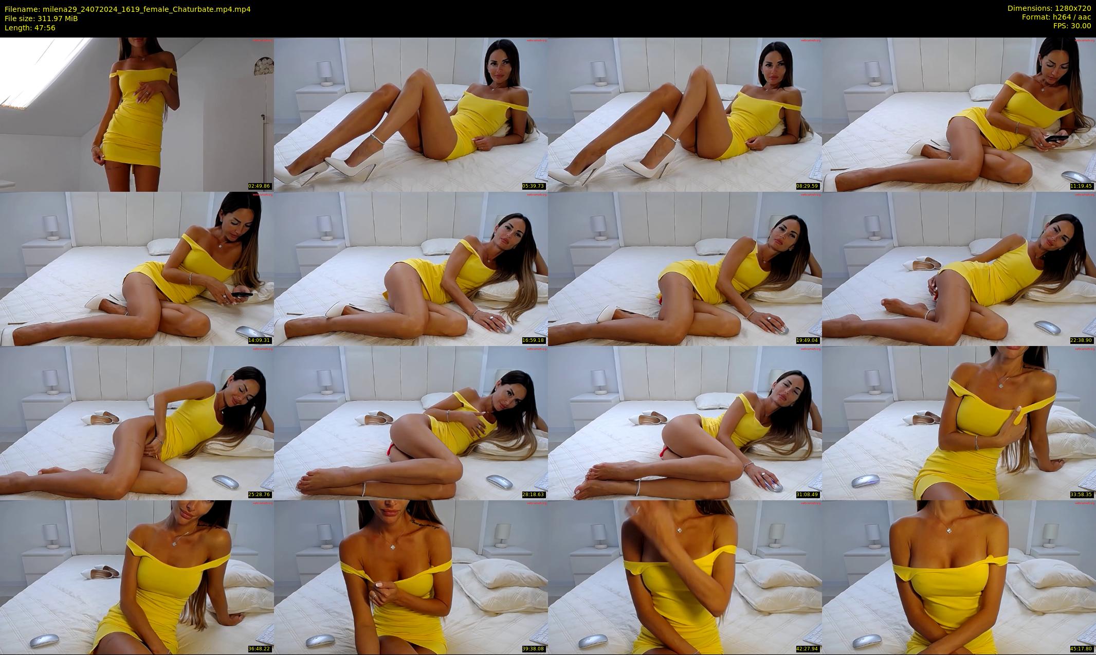 milena29 — 48 minute Chaturbate female cam show recording, 720p, Jul 24, 2024