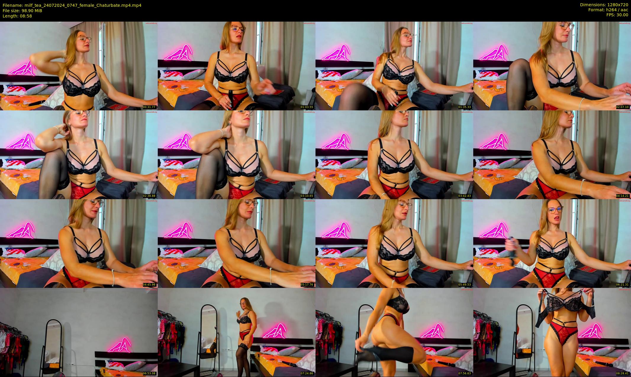 milf_tea — 9 minute Chaturbate female cam show recording, 720p, Jul 24, 2024