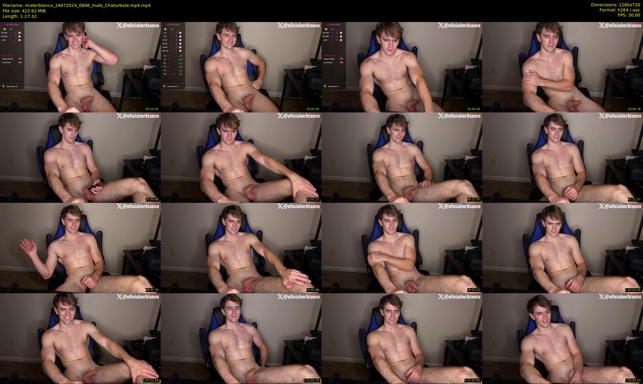 misterblanco — 88 minute Chaturbate male cam show recording, 720p, Jul 24, 2024