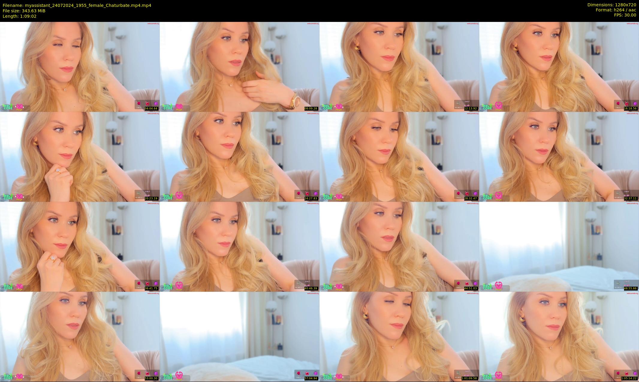 myassistant — 70 minute Chaturbate female cam show recording, 720p, Jul 24, 2024