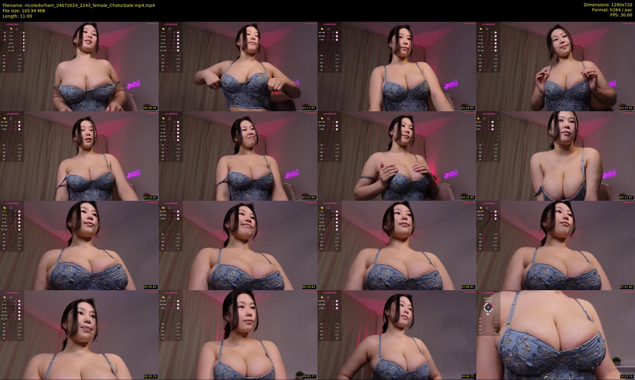 nicoledurham — 11 minute Chaturbate female cam show recording, 720p, Jul 24, 2024