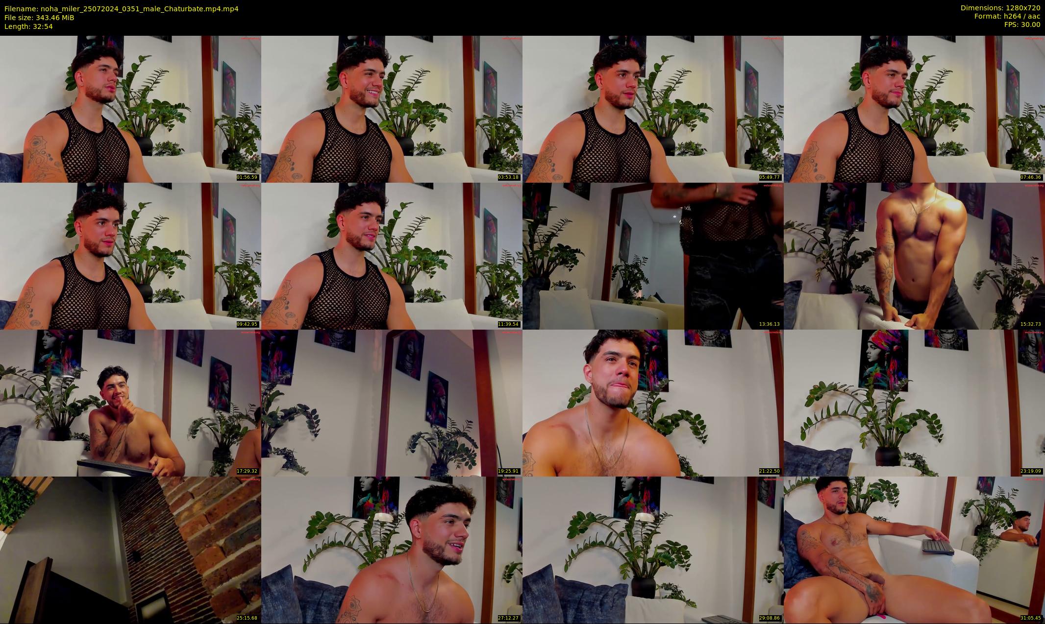 noha_miler — 33 minute Chaturbate male cam show recording, 720p, Jul 25, 2024