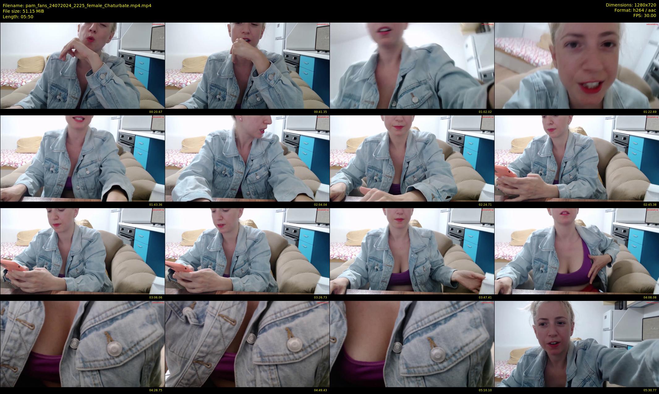 pam_fans — 6 minute Chaturbate female cam show recording, 720p, Jul 24, 2024