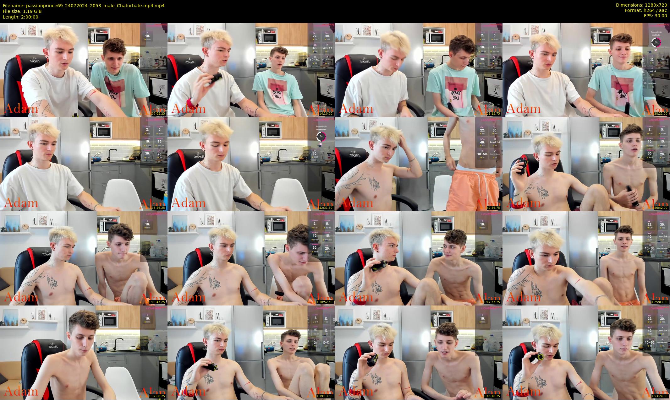 passionprince69 — 120 minute Chaturbate male cam show recording, 720p, Jul 24, 2024