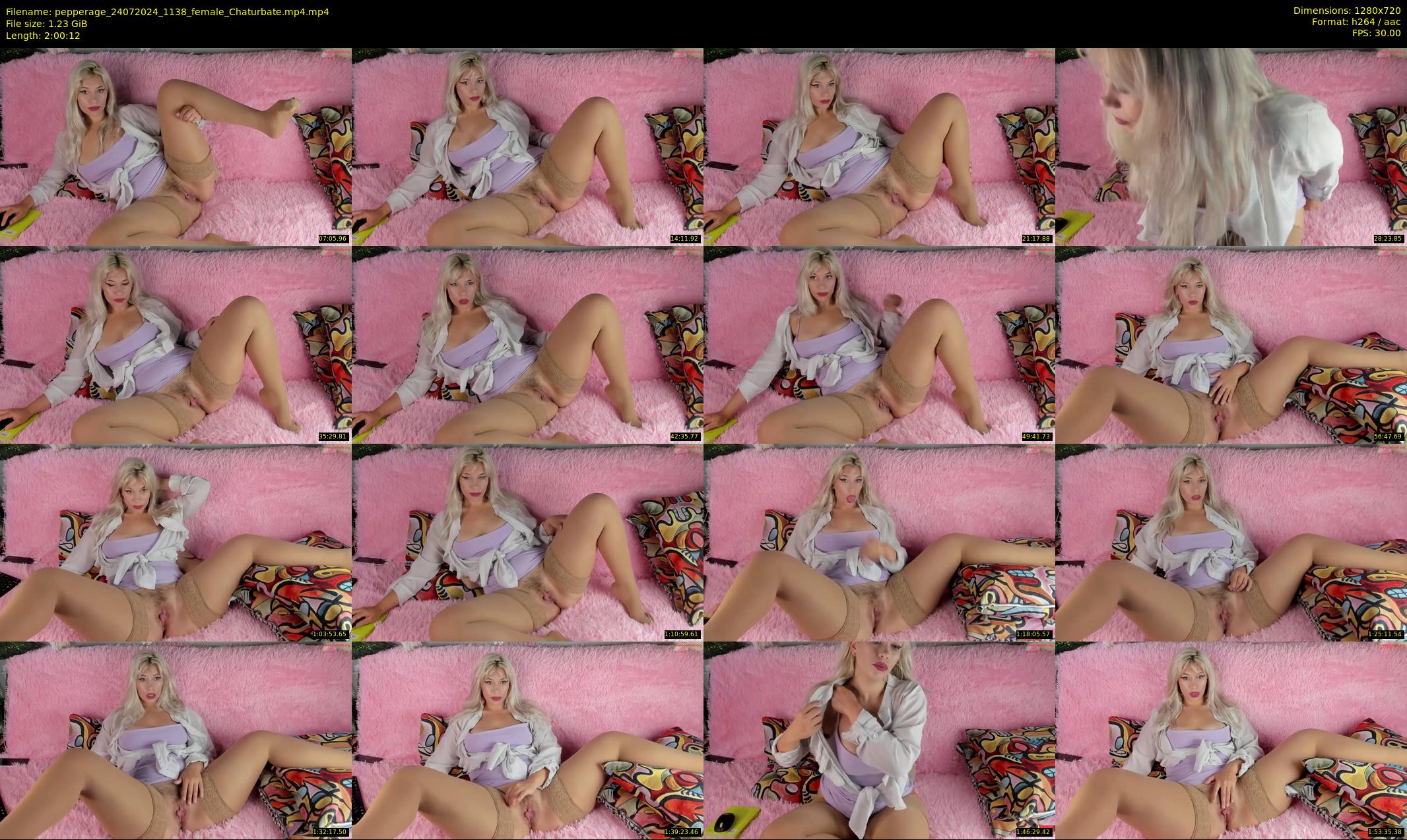 pepperage — 121 minute Chaturbate female cam show recording, 720p, Jul 24, 2024