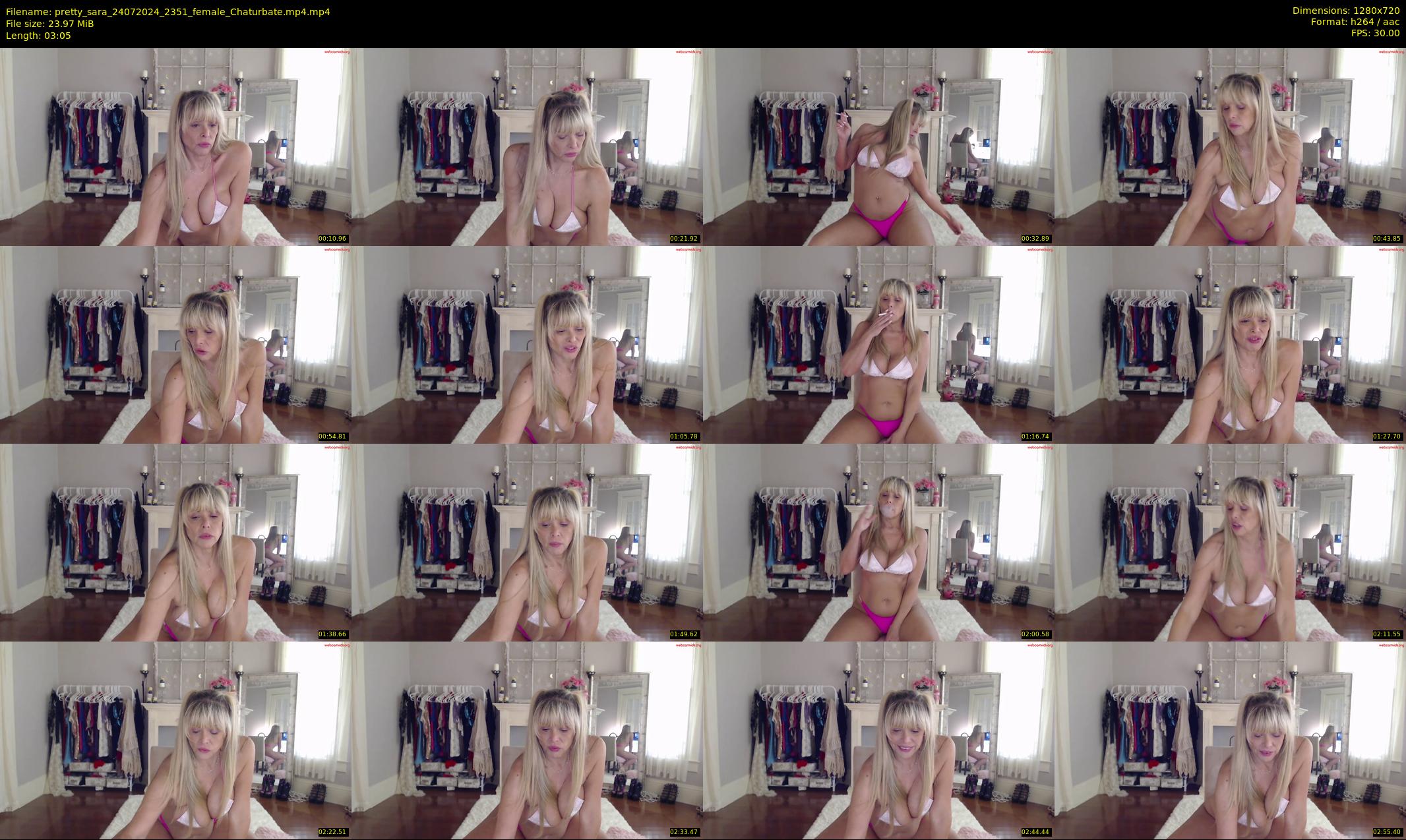 pretty_sara — 4 minute Chaturbate female cam show recording, 720p, Jul 24, 2024