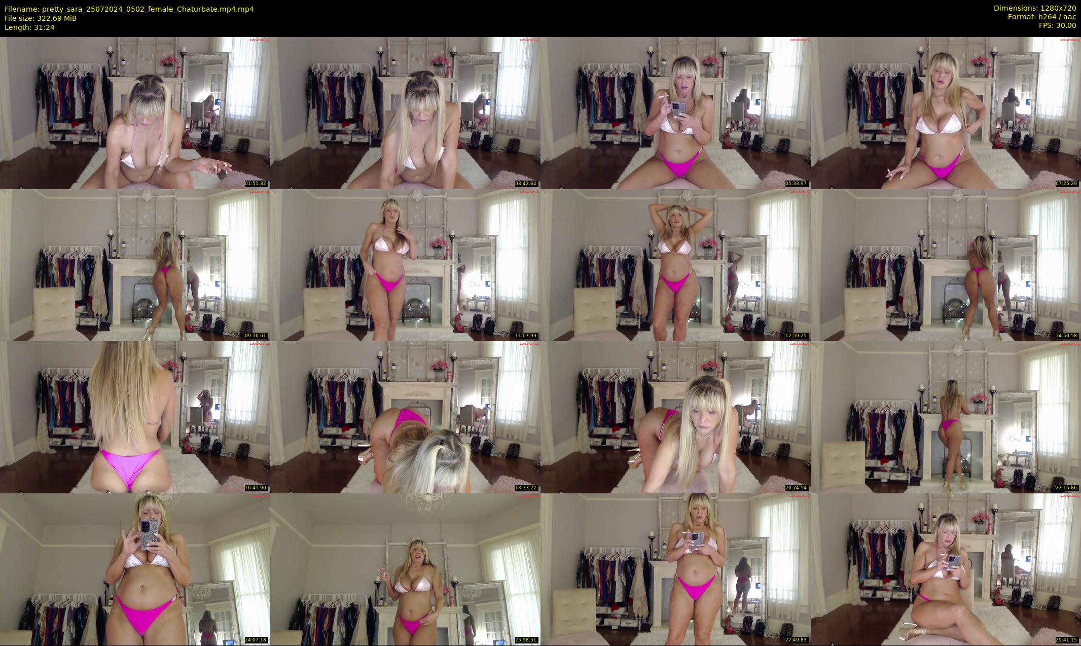 pretty_sara — 32 minute Chaturbate female cam show recording, 720p, Jul 25, 2024