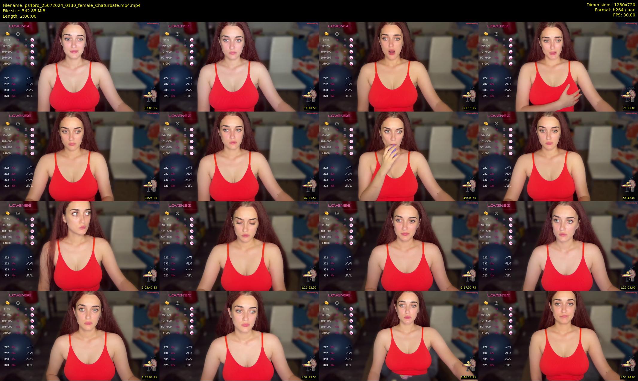 ps4pro — 120 minute Chaturbate female cam show recording, 720p, Jul 25, 2024